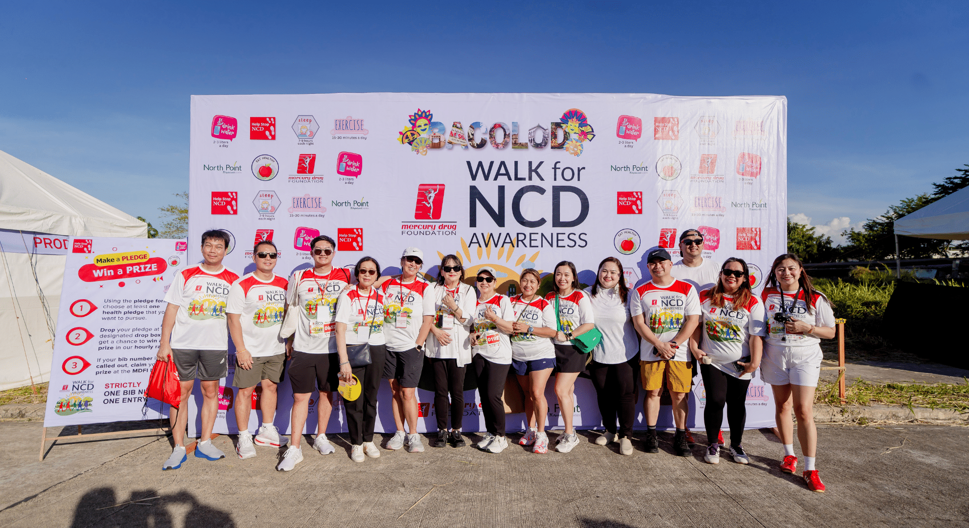 Mercury Drug Foundation holds NCD awareness walk in Negros Occidental