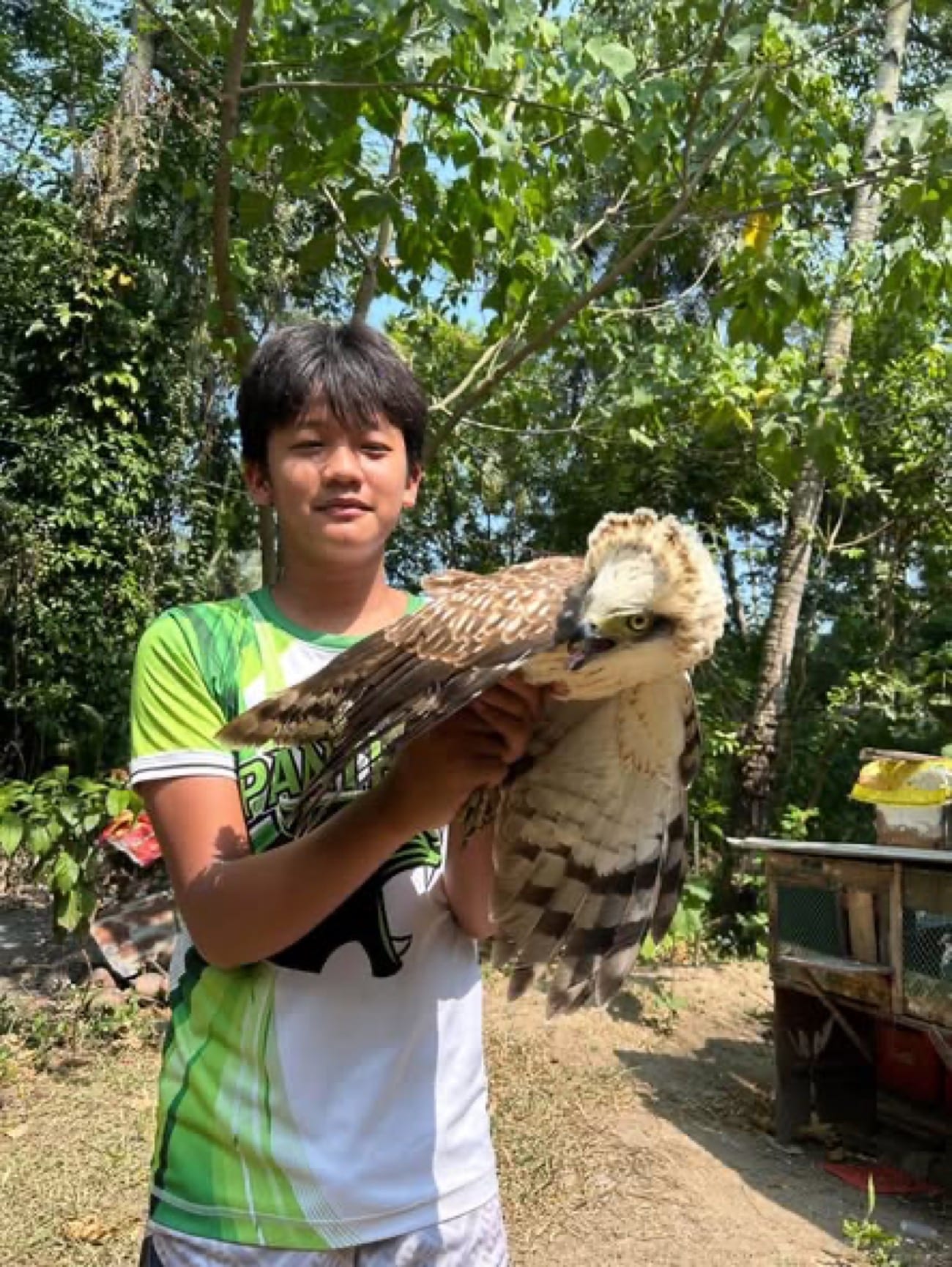 Teenager rescues juvenile PH eagle in Sarangani