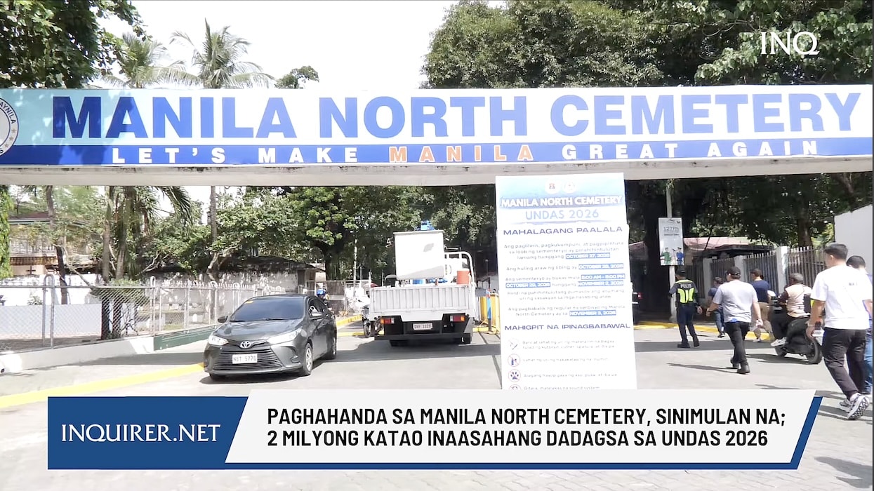 WATCH: Manila North Cemetery starts Undas 2026 preparations