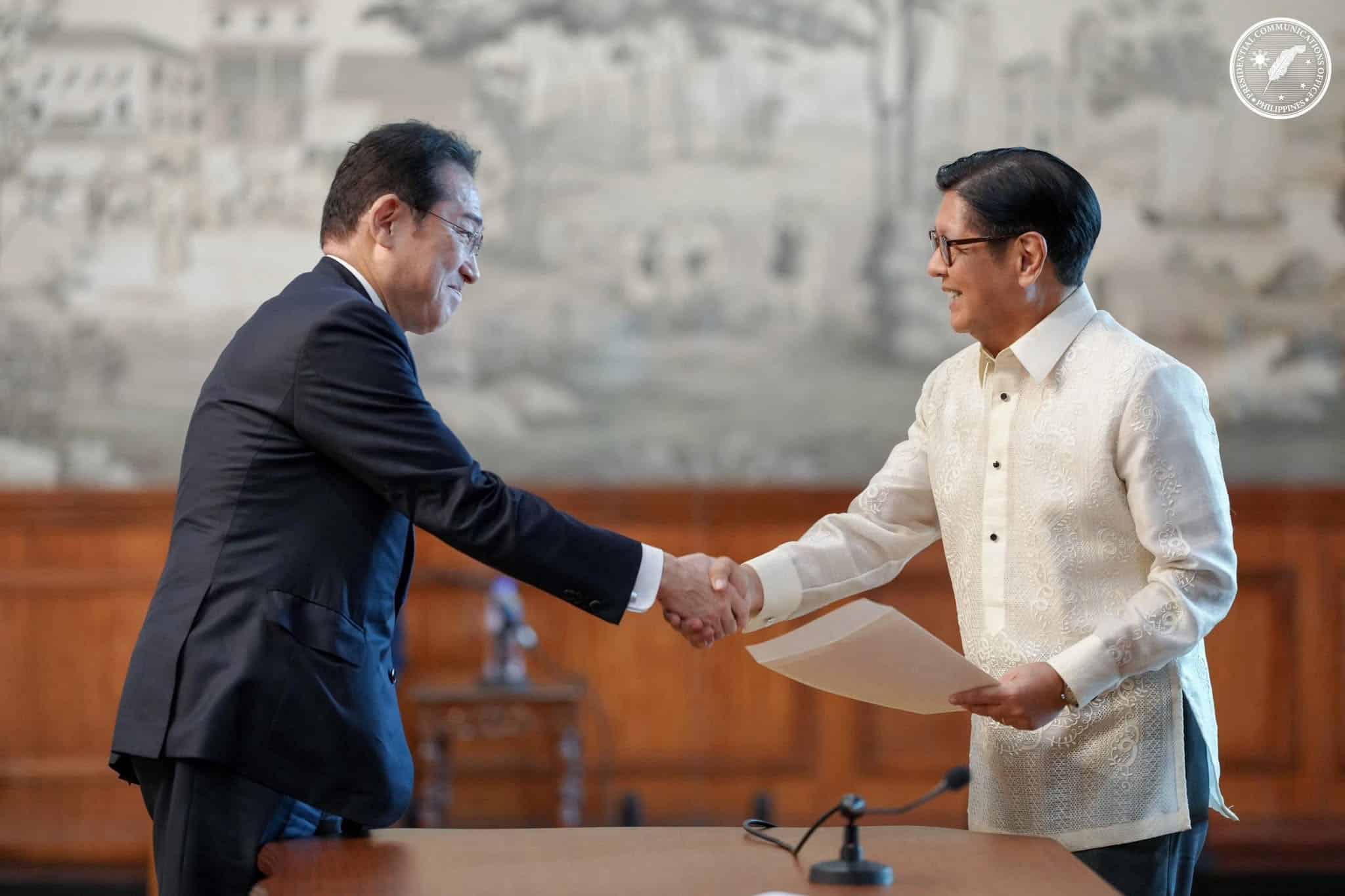 Marcos welcomes Japan ex-PM, promotion of renewables upheld