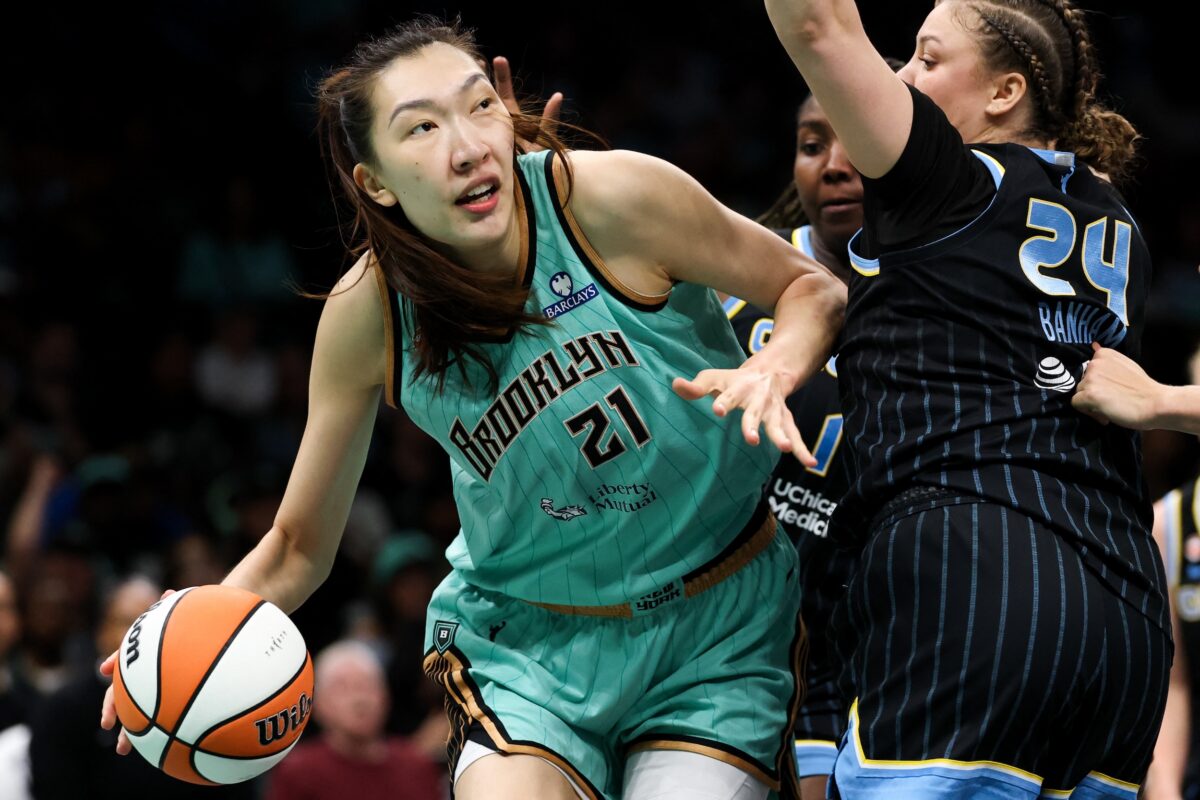 Han Xu WNBA Liberty vs Sky