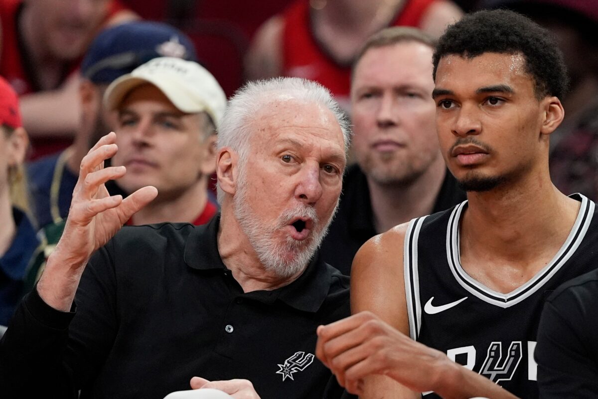 Gregg Popovich Victor Wembanyama San Antonio Spurs NBA Finals