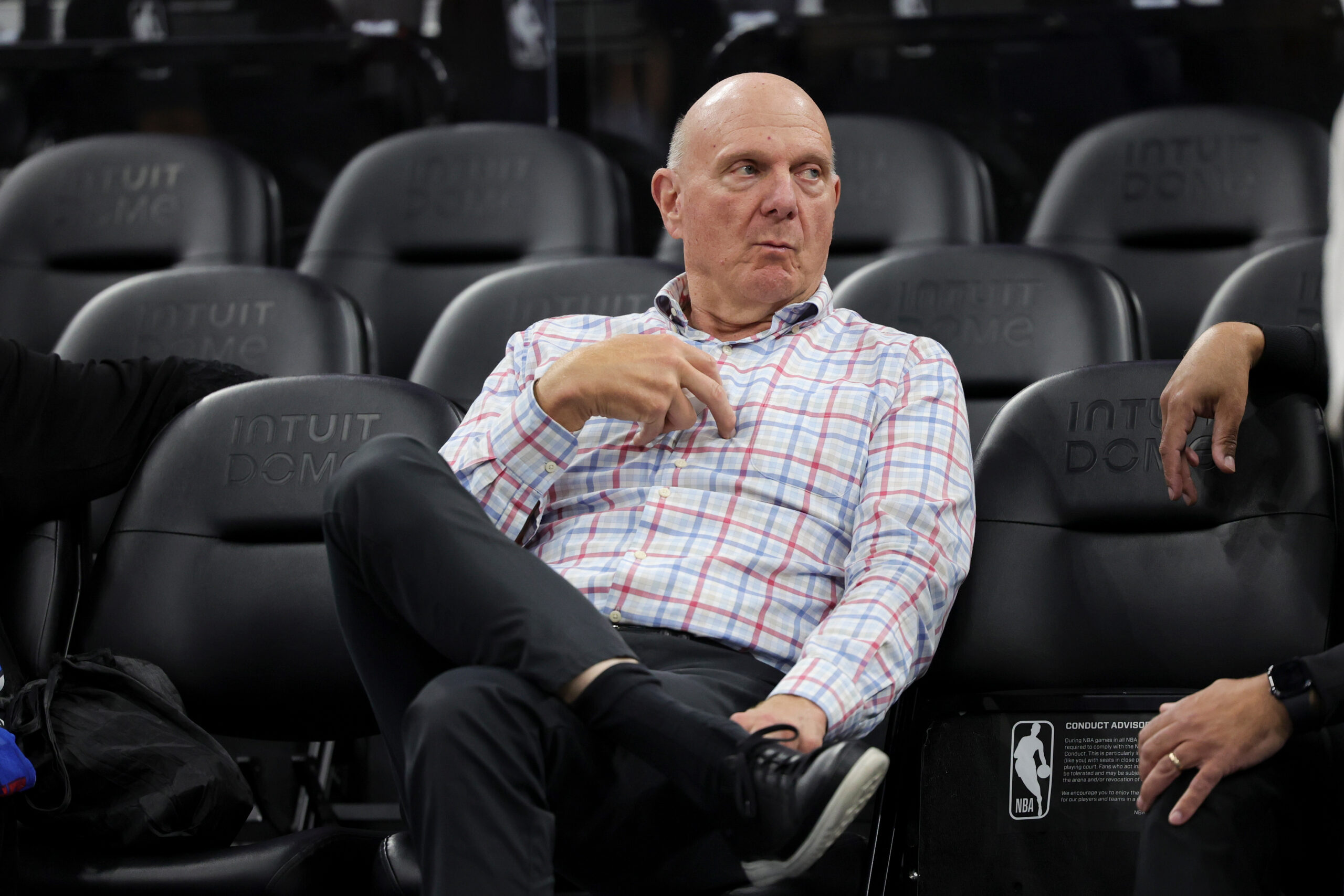 The NBA on Tuesday walloped the Los Angeles Clippers with a record $30 million fine, stripped the team of five first-round draft picks and banned owner Steve Ballmer for a year after a probe uncovered major salary cap violations involving star Kawhi Leonard.