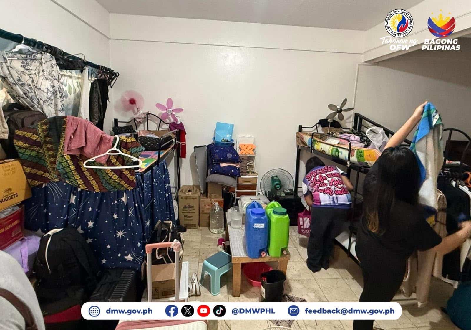 55 prospective OFWs rescued from substandard housing in Cavite