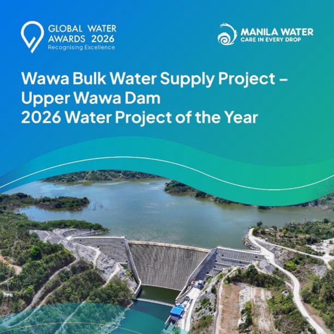 Manila Water’s Upper Wawa Dam named 2026 Water Project of the Year