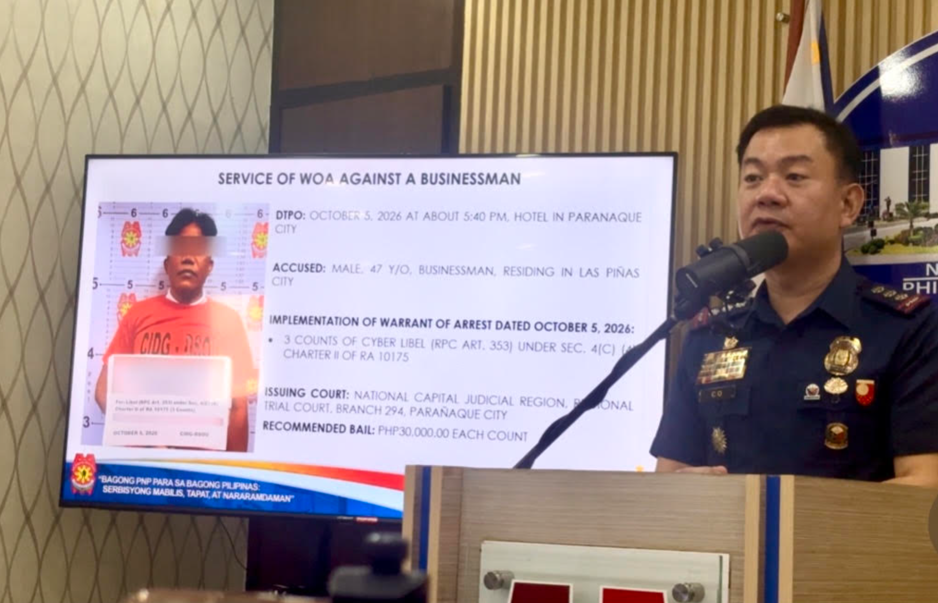 PNP: Vlogger Francis Leo Marcos arrested over 3 counts of cyberlibel
