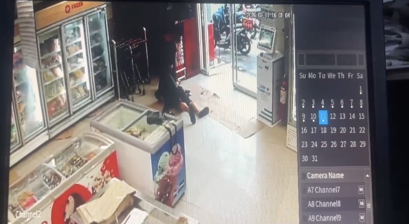 Patrolman, guard held for hurting police sergeant at QC supermarket