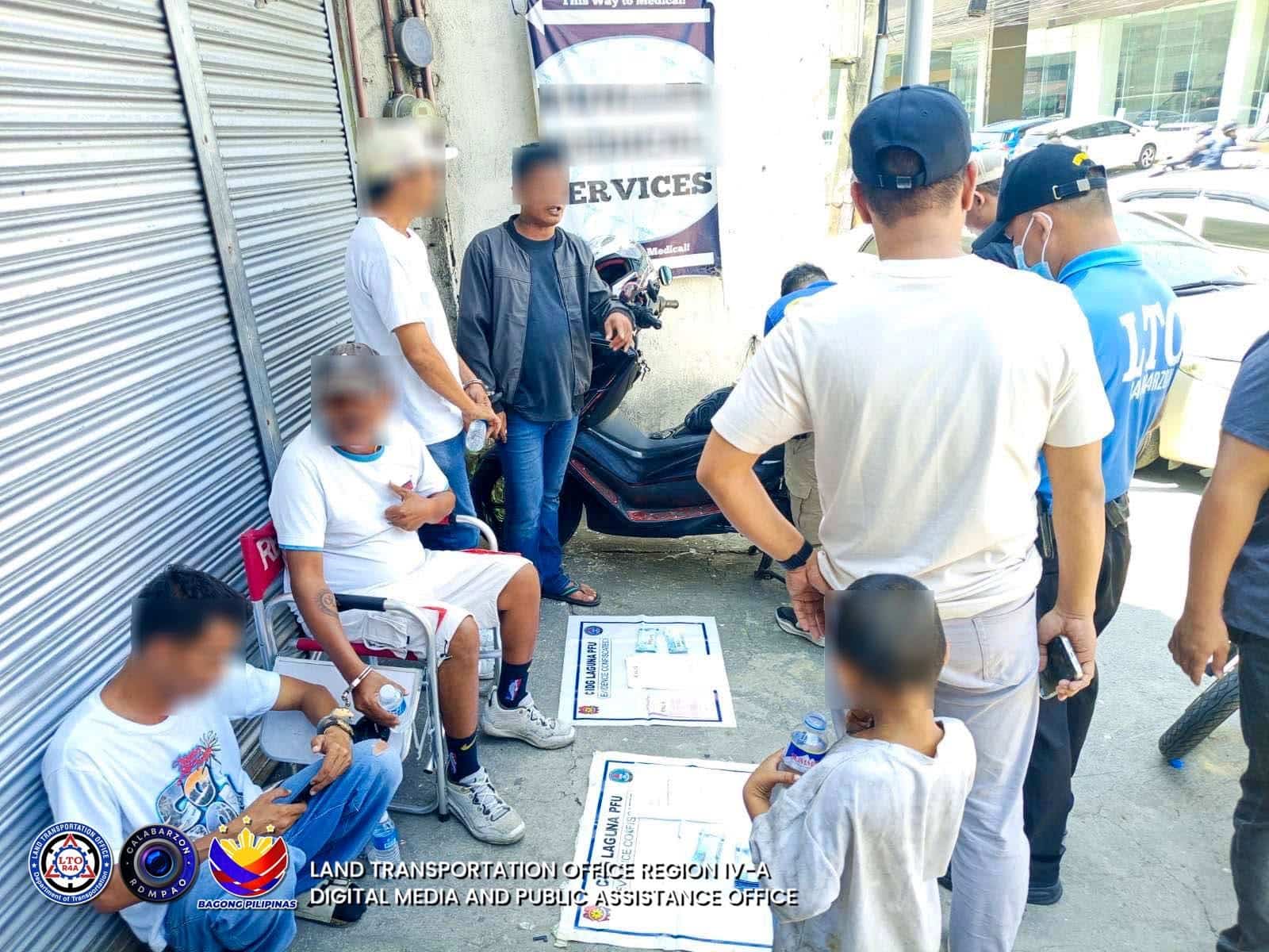 4 alleged fixers arrested in Laguna LTO entrapment operation