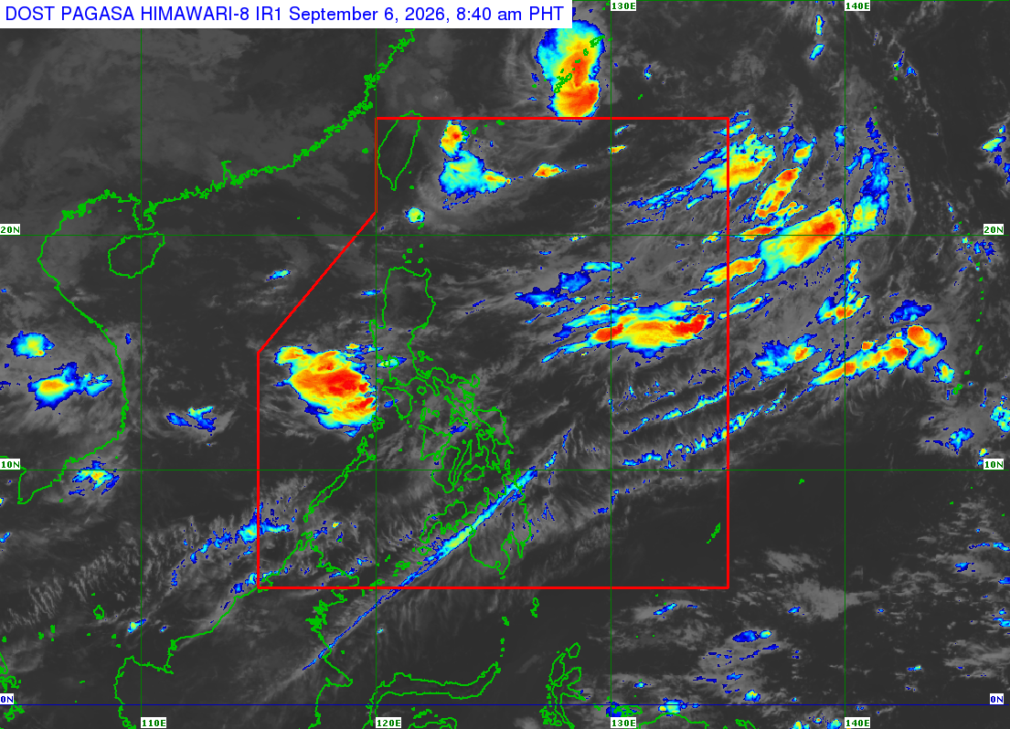 Storm may reenter PAR Sunday; rain expected in parts of Luzon, Visayas
