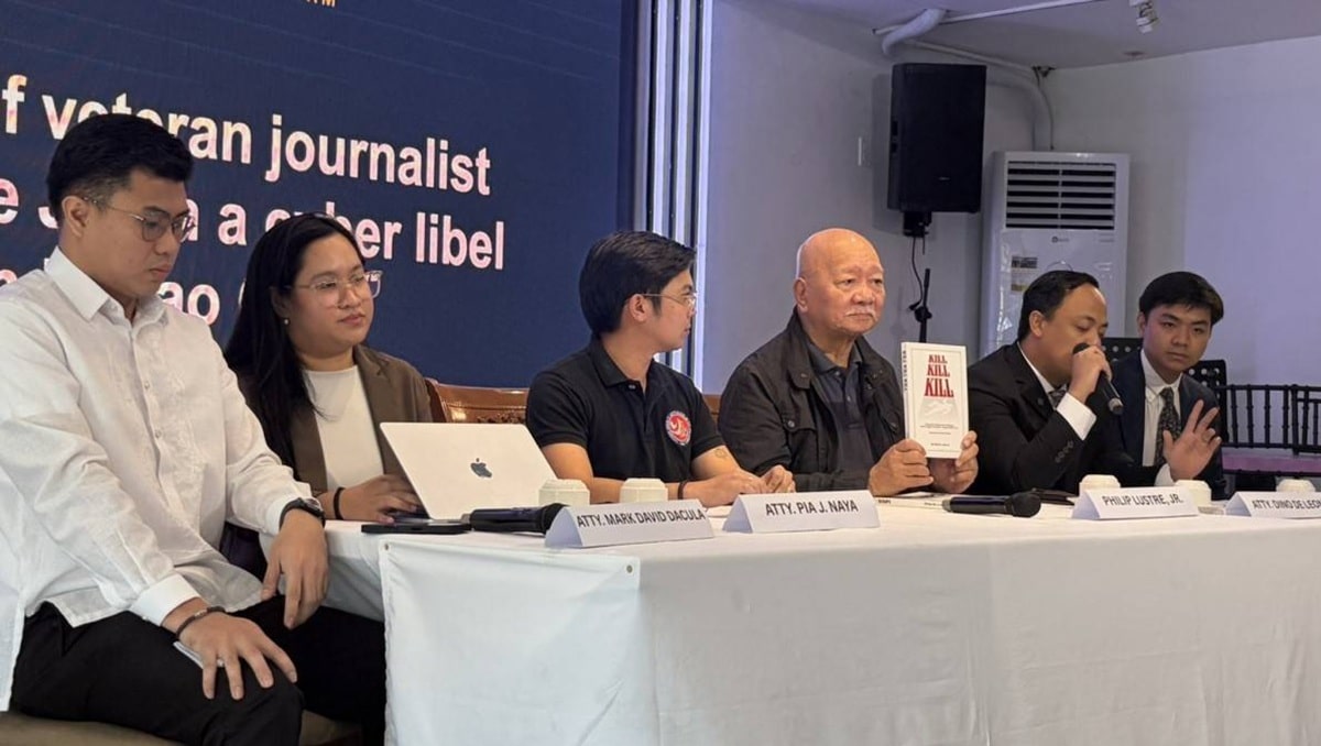 Journo sued by VP’s husband wants Davao case moved to Manila