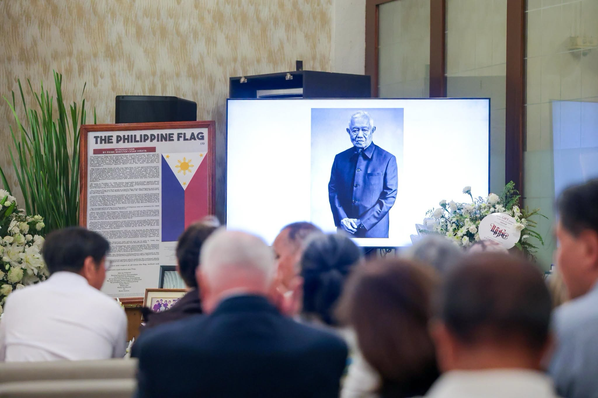 Marcos pays final respects to former PM Cesar Virata