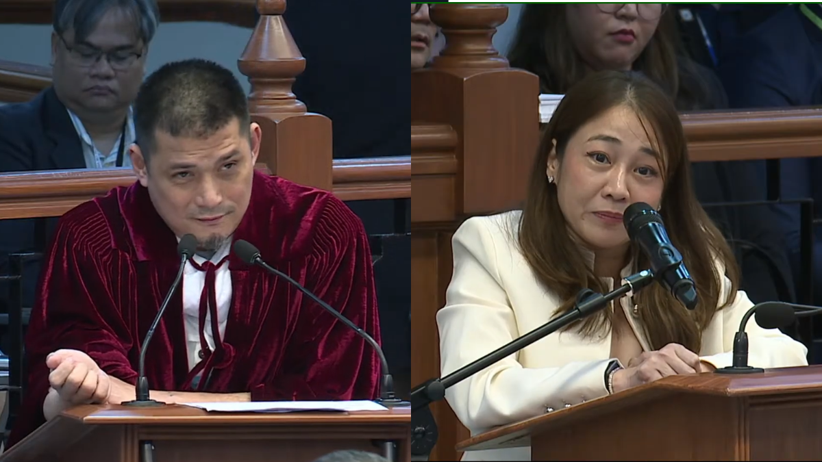 WATCH: Padilla cites historical use of aliases in OVP fund debate