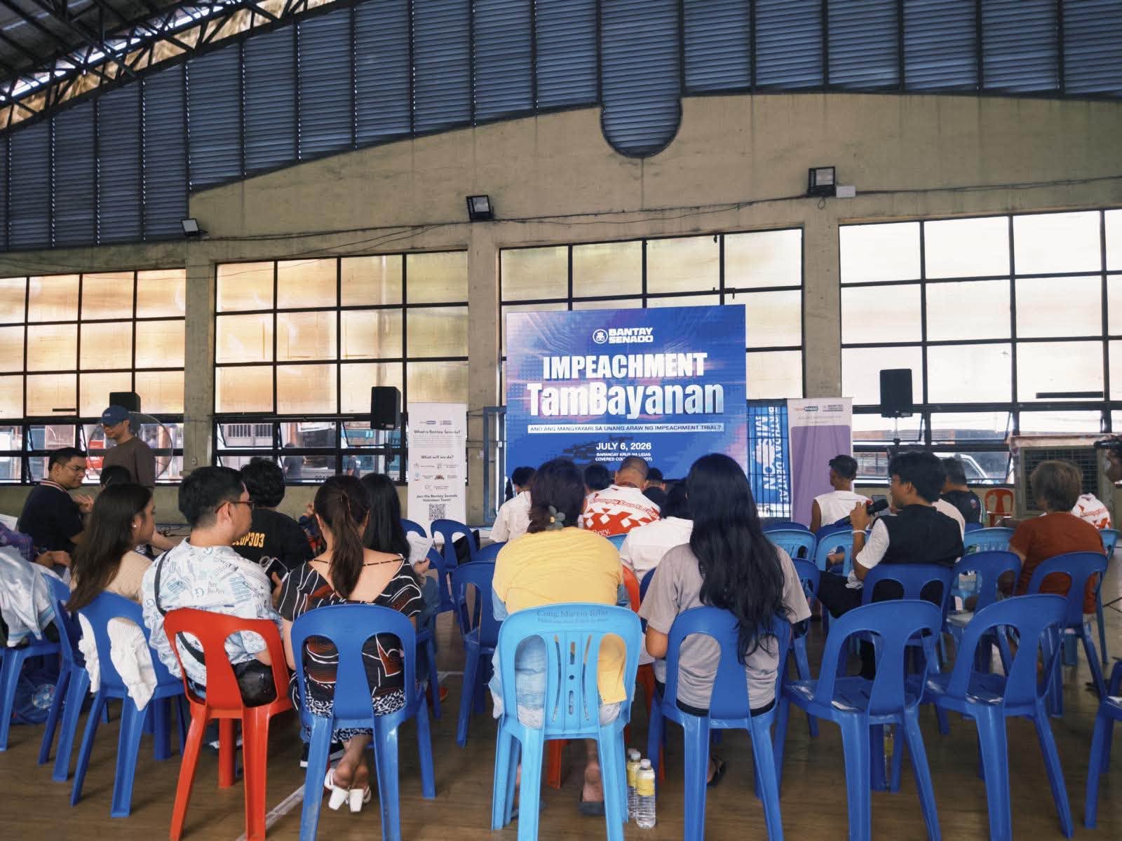 Residents, advocates join Sara Duterte impeachment trial watch party