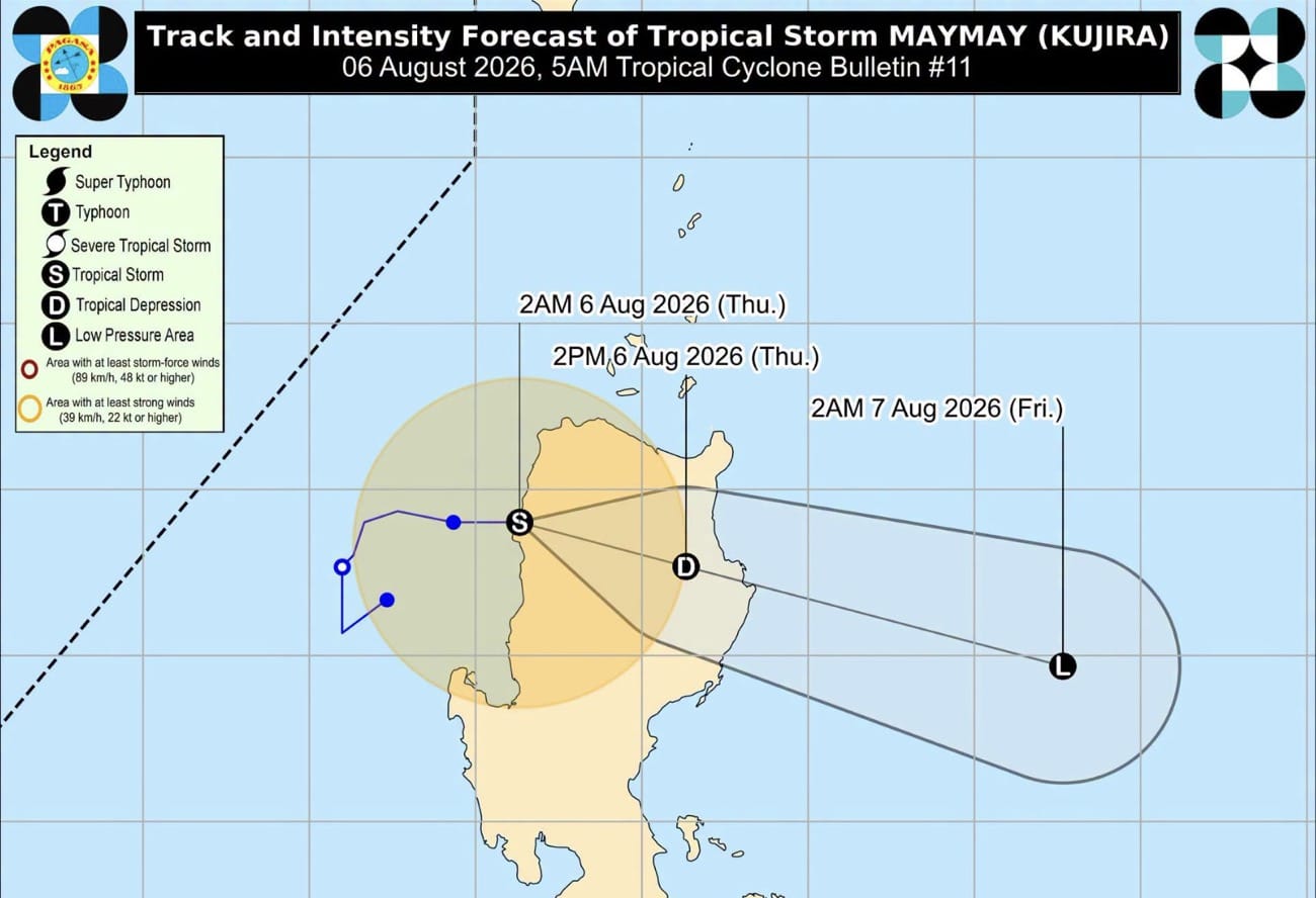Signal No. 2 still up in six areas in Luzon as Maymay makes landfall