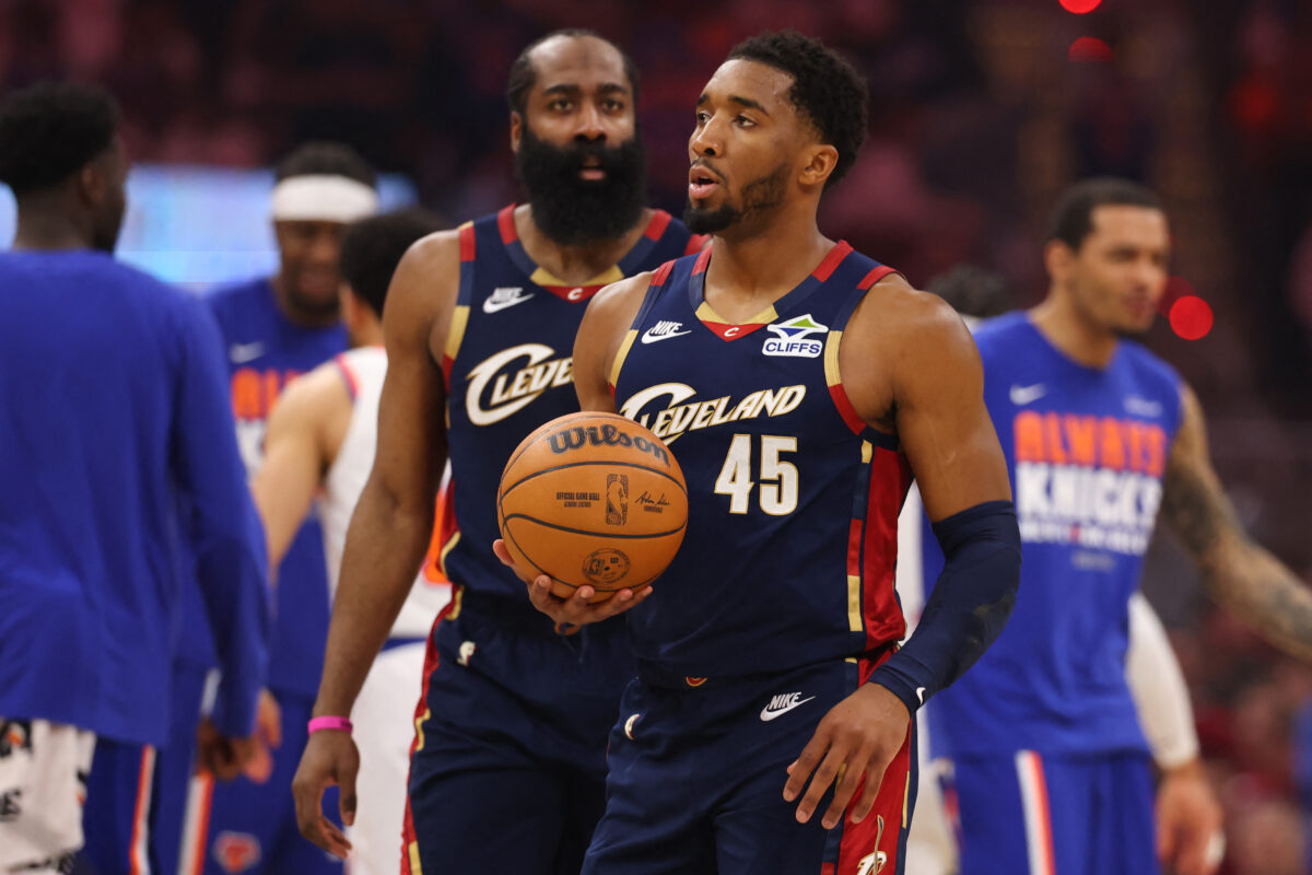 Donovan Mitchell James Harden Cleveland Cavaliers NBA Playoffs