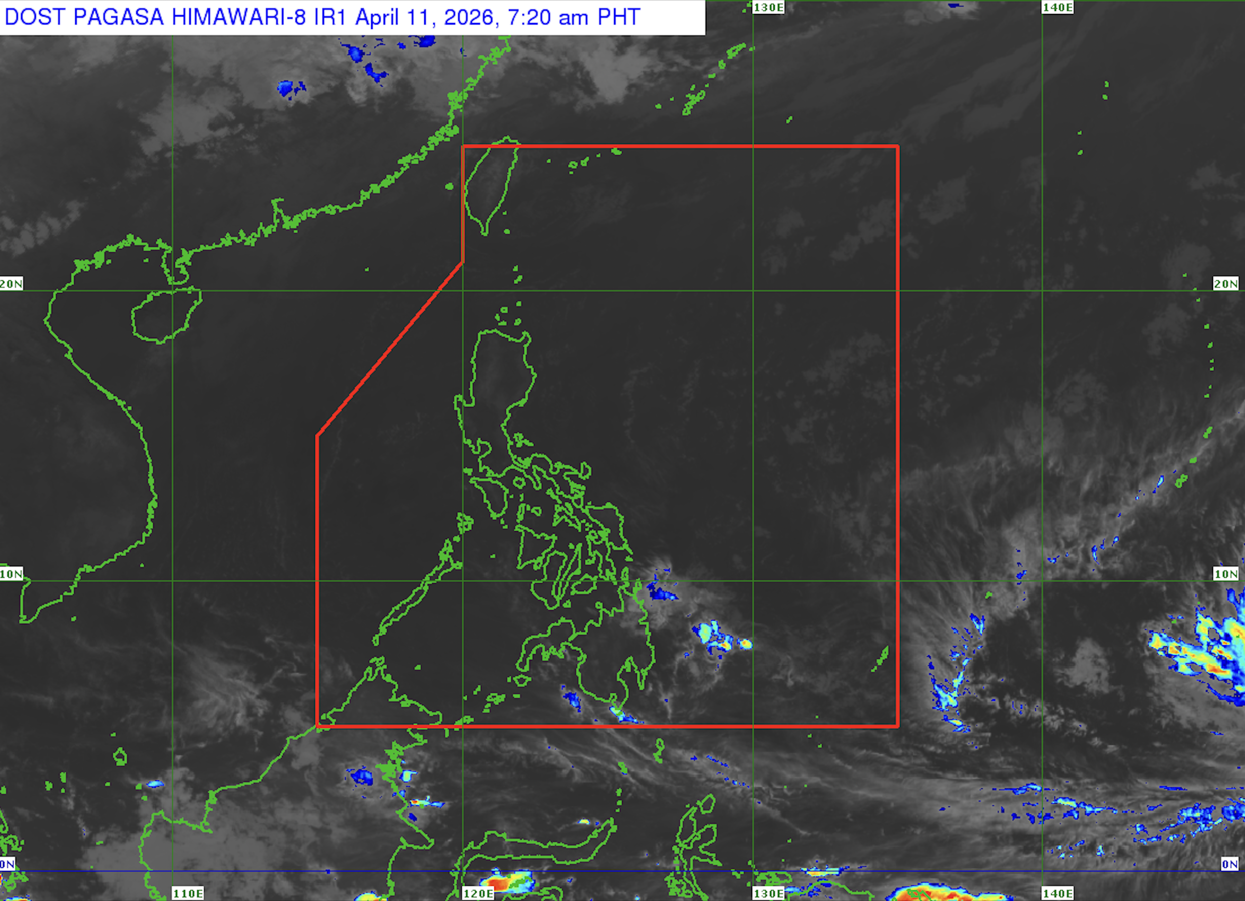 Hot and humid weather to prevail on Saturday (April 11)