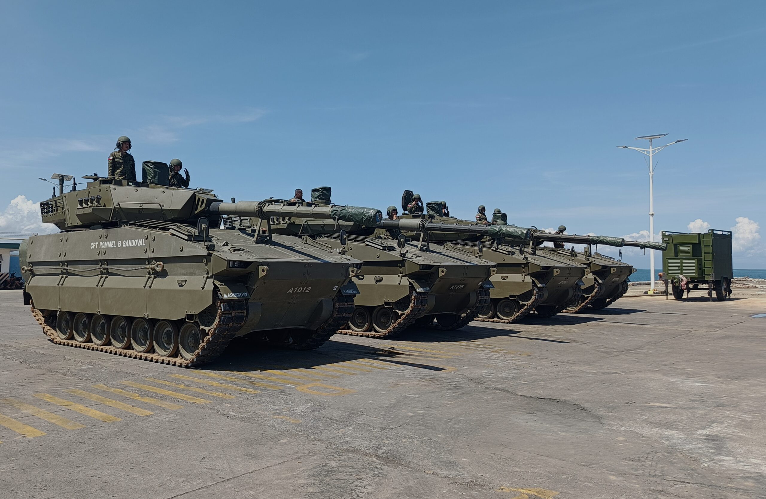 4 Sabrah light tanks deployed in Mindanao