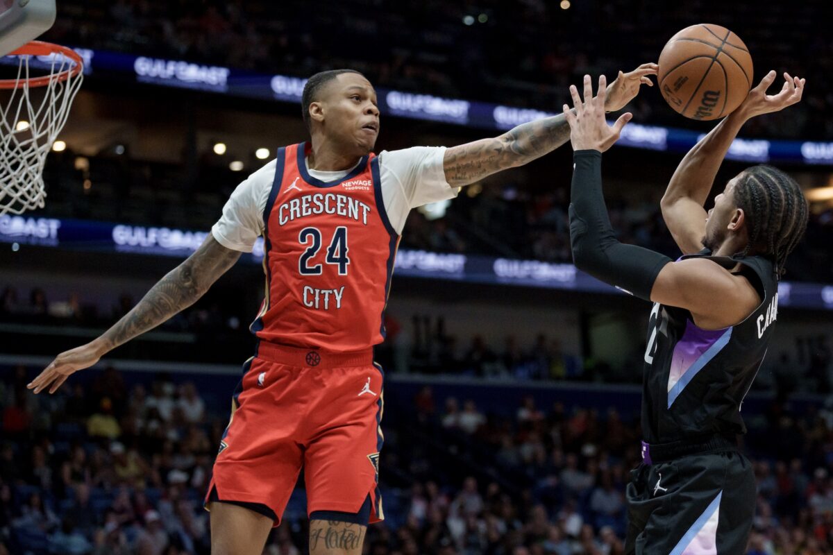 NBA Jordan Hawkins trade Pelicans
