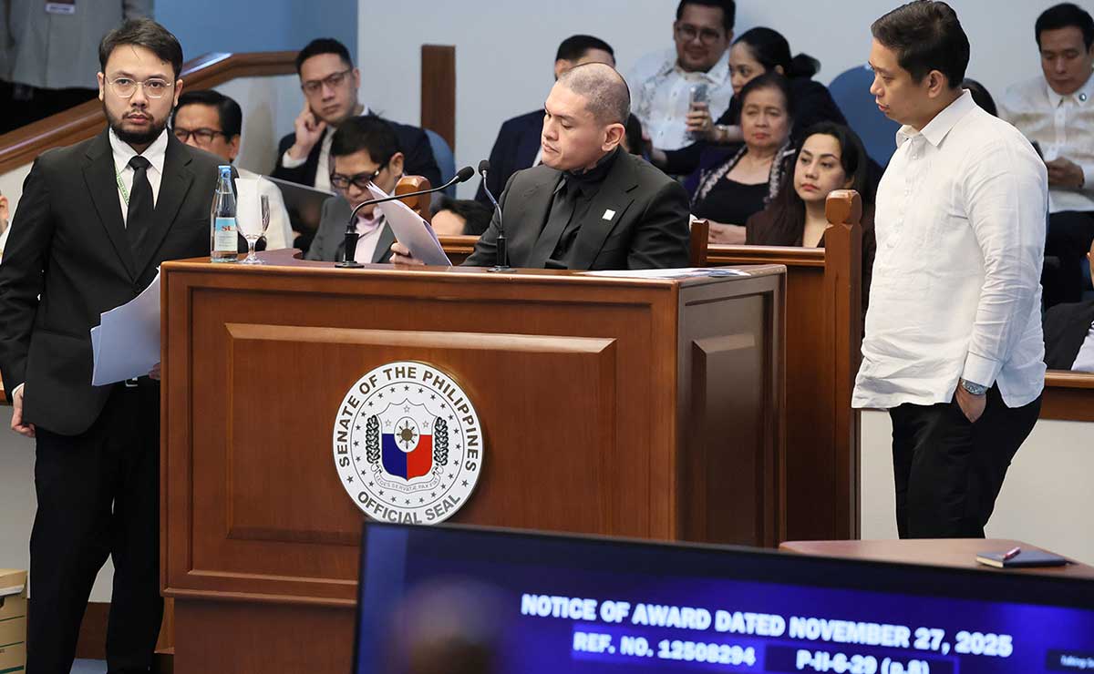 Baste Duterte under oath: Never talked biz with VP sis