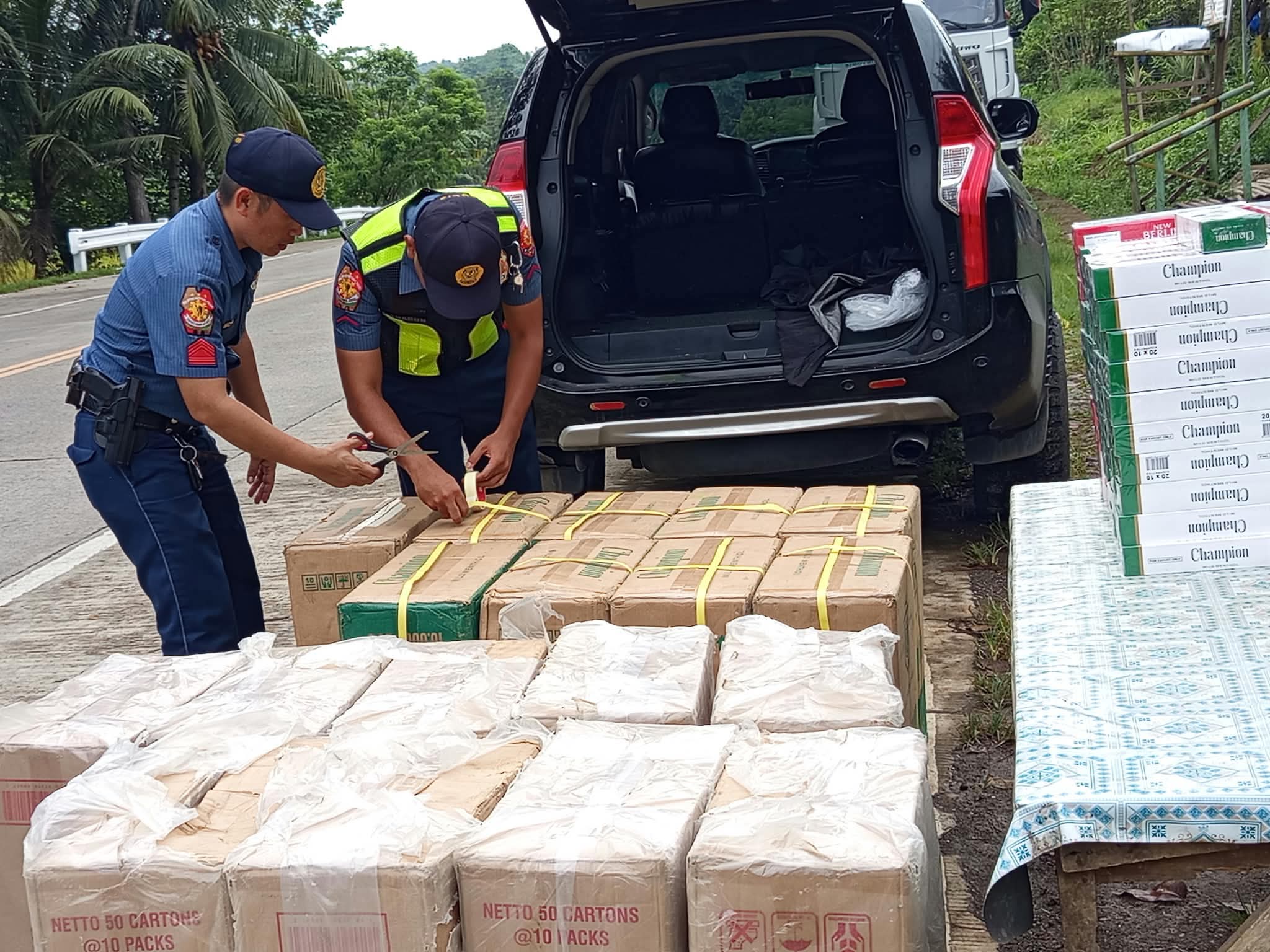 P1M in contraband cigarettes intercepted at Zamboanga Sibugay checkpoint