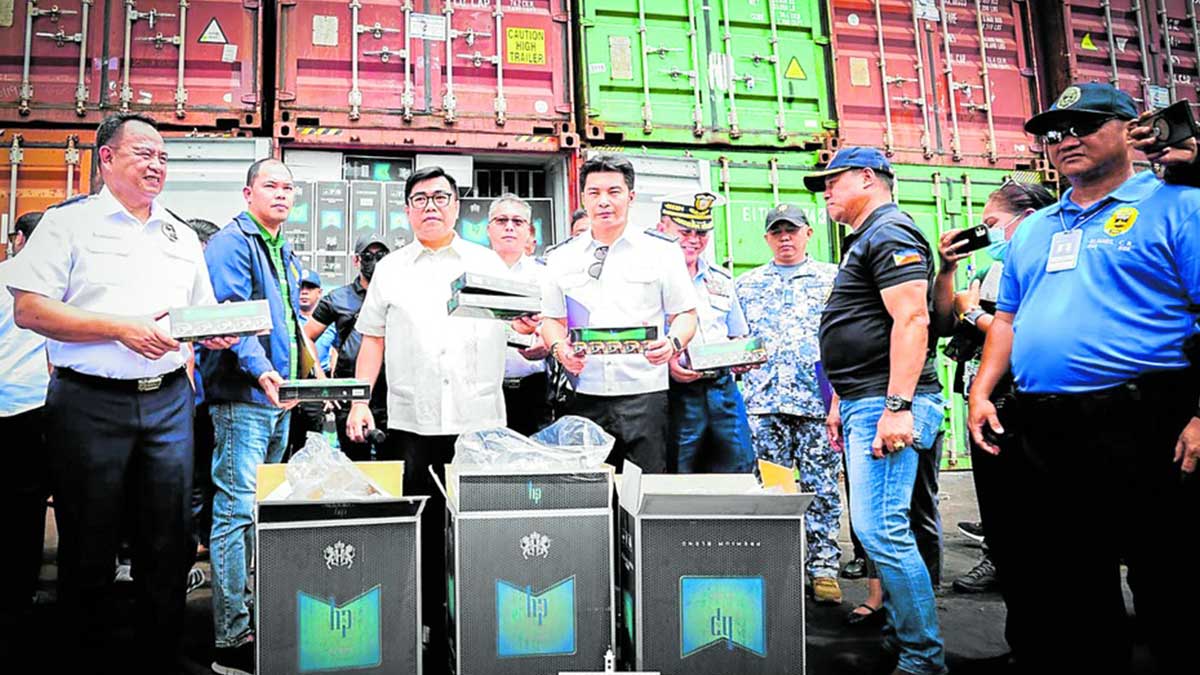 P1.7-B smuggled cigarettes seized at private Cebu port
