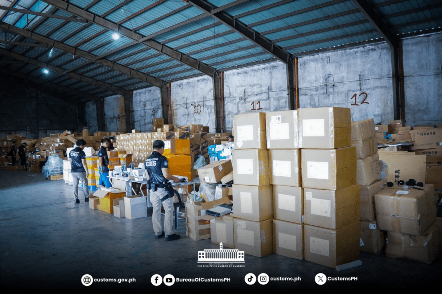 BOC seizes P174-M illegal goods in Valenzuela warehouse