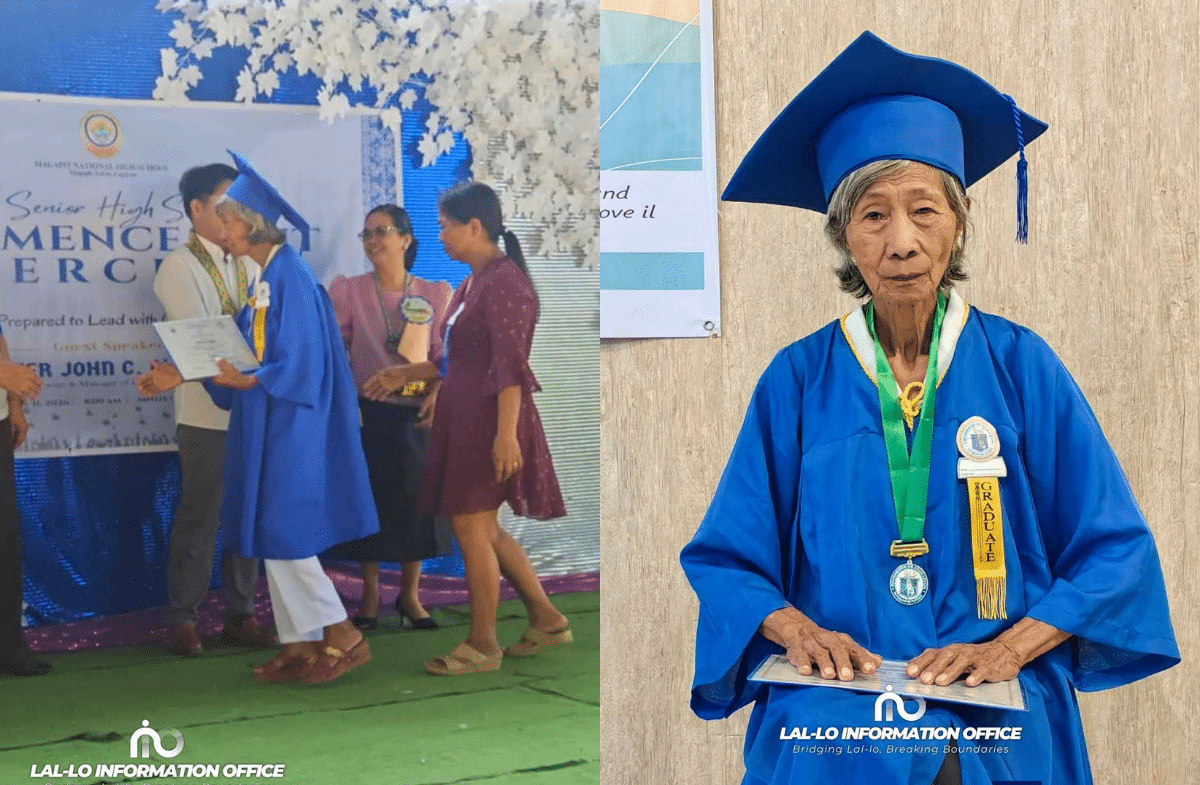 78-year-old grandma graduates senior high school in Cagayan