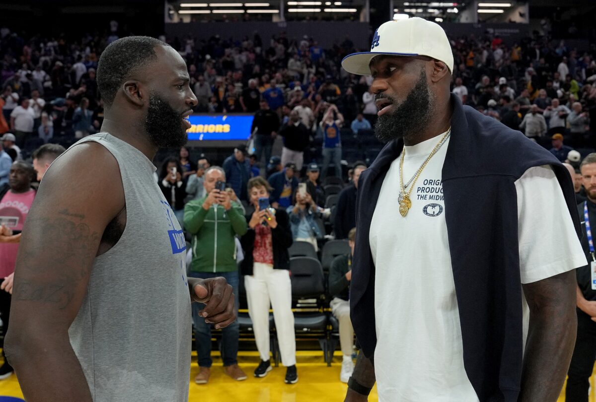 Draymond Green recruiting LeBron James to Golden State Warriors NBA
