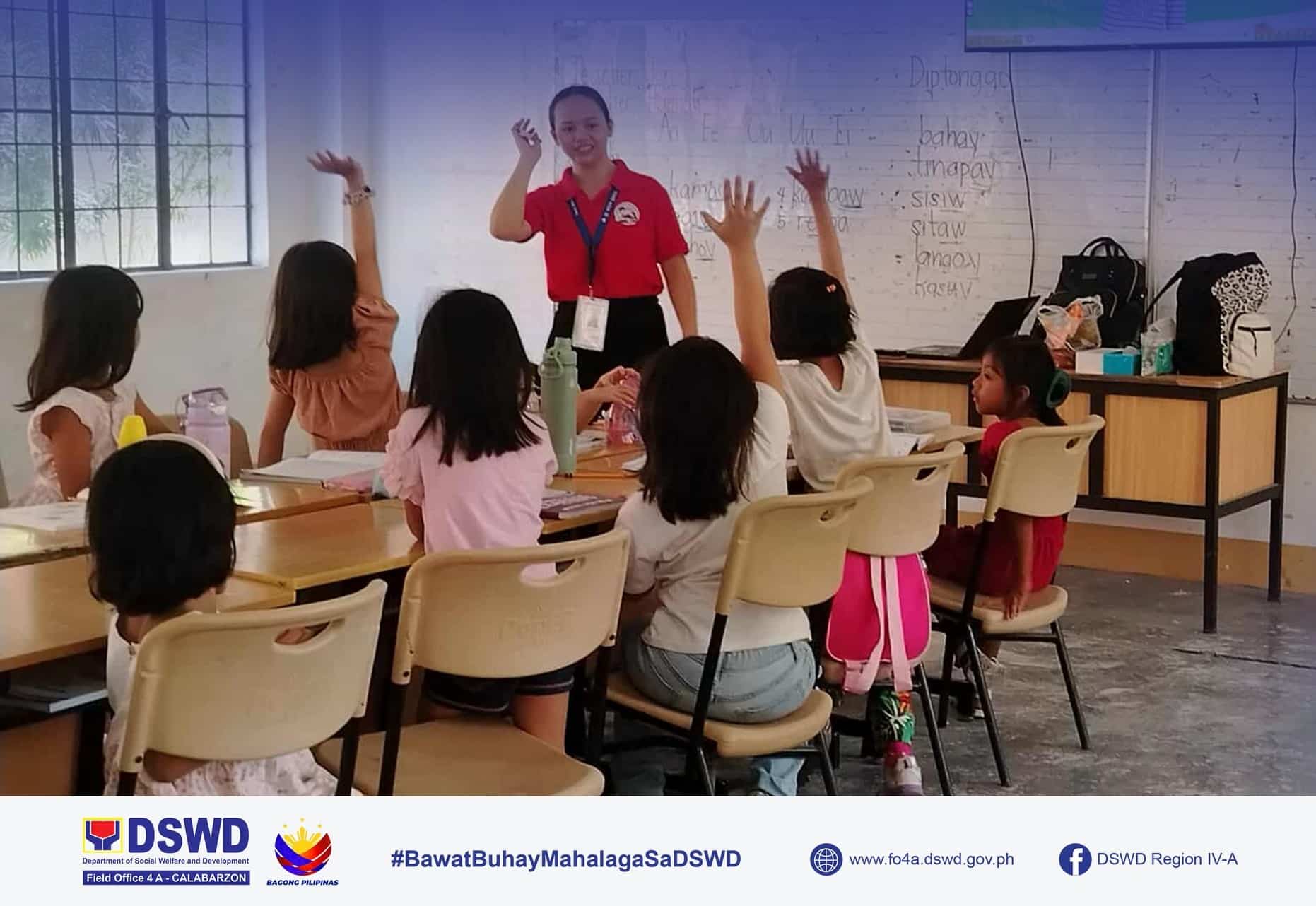 DSWD launches ‘Tara, Basa’ tutorials for struggling readers in Calabarzon