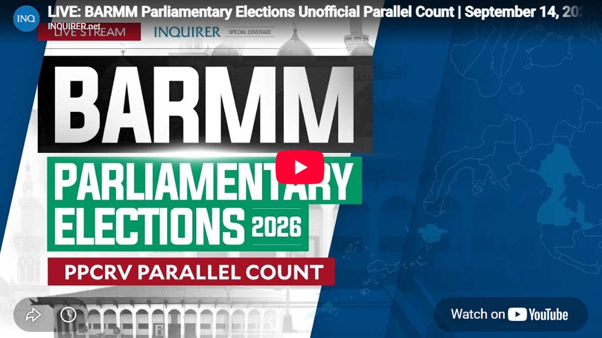 LIVE: BARMM Parliamentary Elections Unofficial Parallel Count