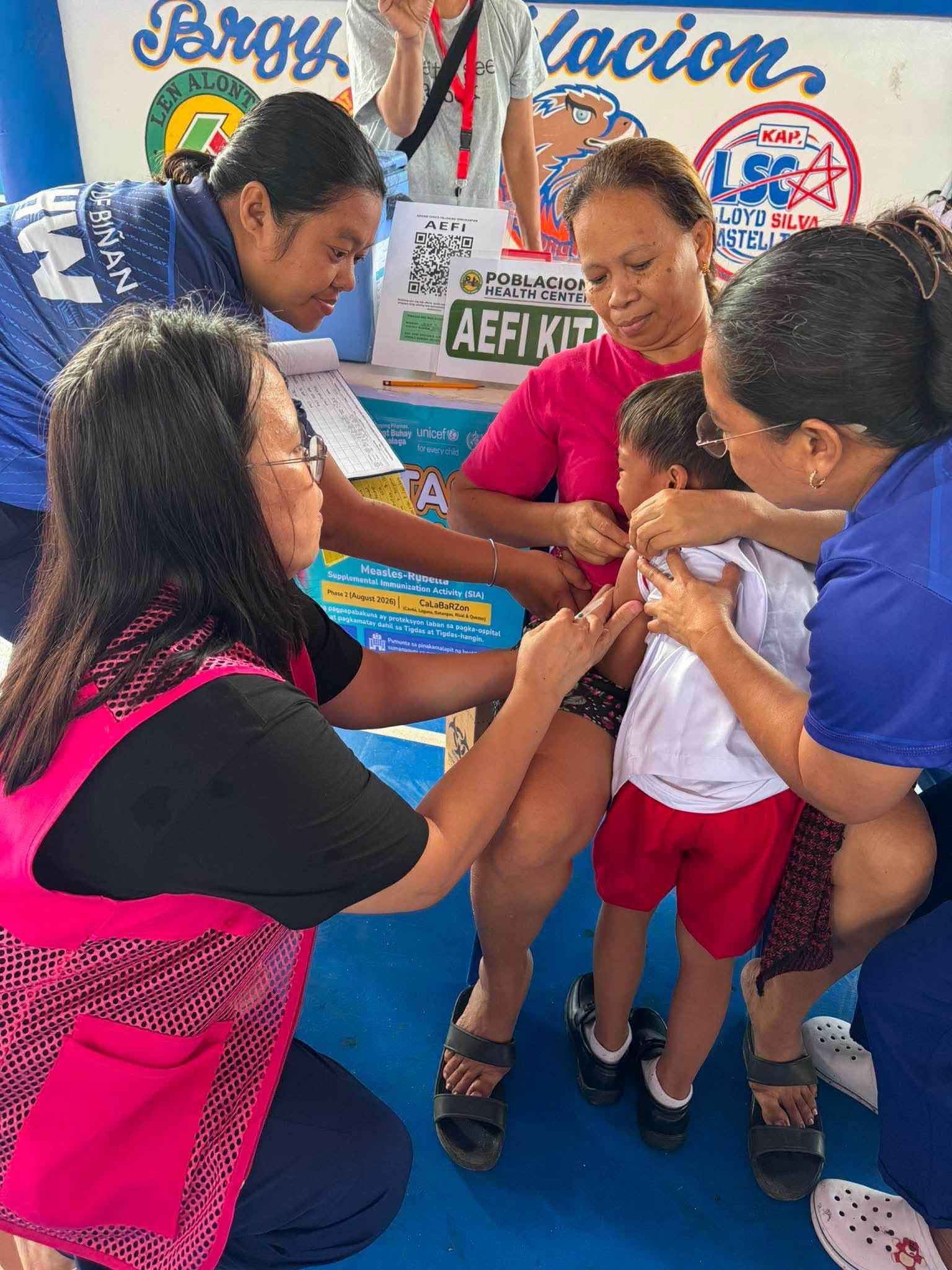 476,679 children in Calabarzon vaccinated against measles, rubella
