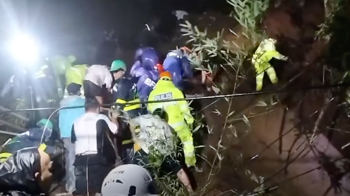 WATCH: Rescue operations continue in Baguio City landslide