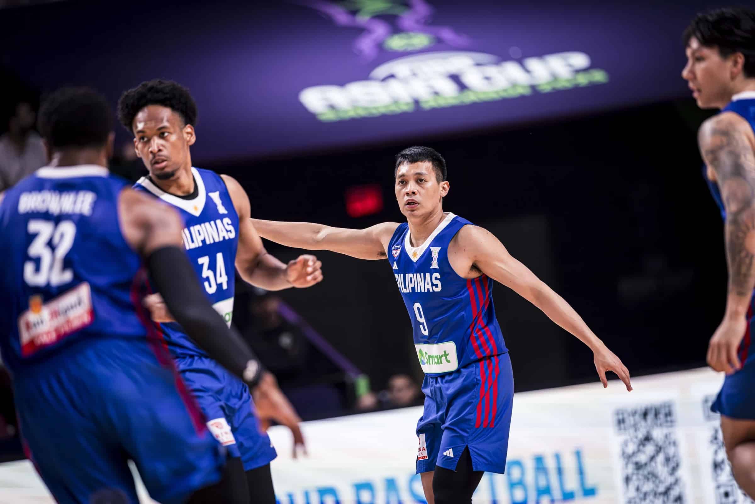 Gilas Pilipinas' Scottie Thompson during a game in the Fiba World Cup Asian Qualifiers.