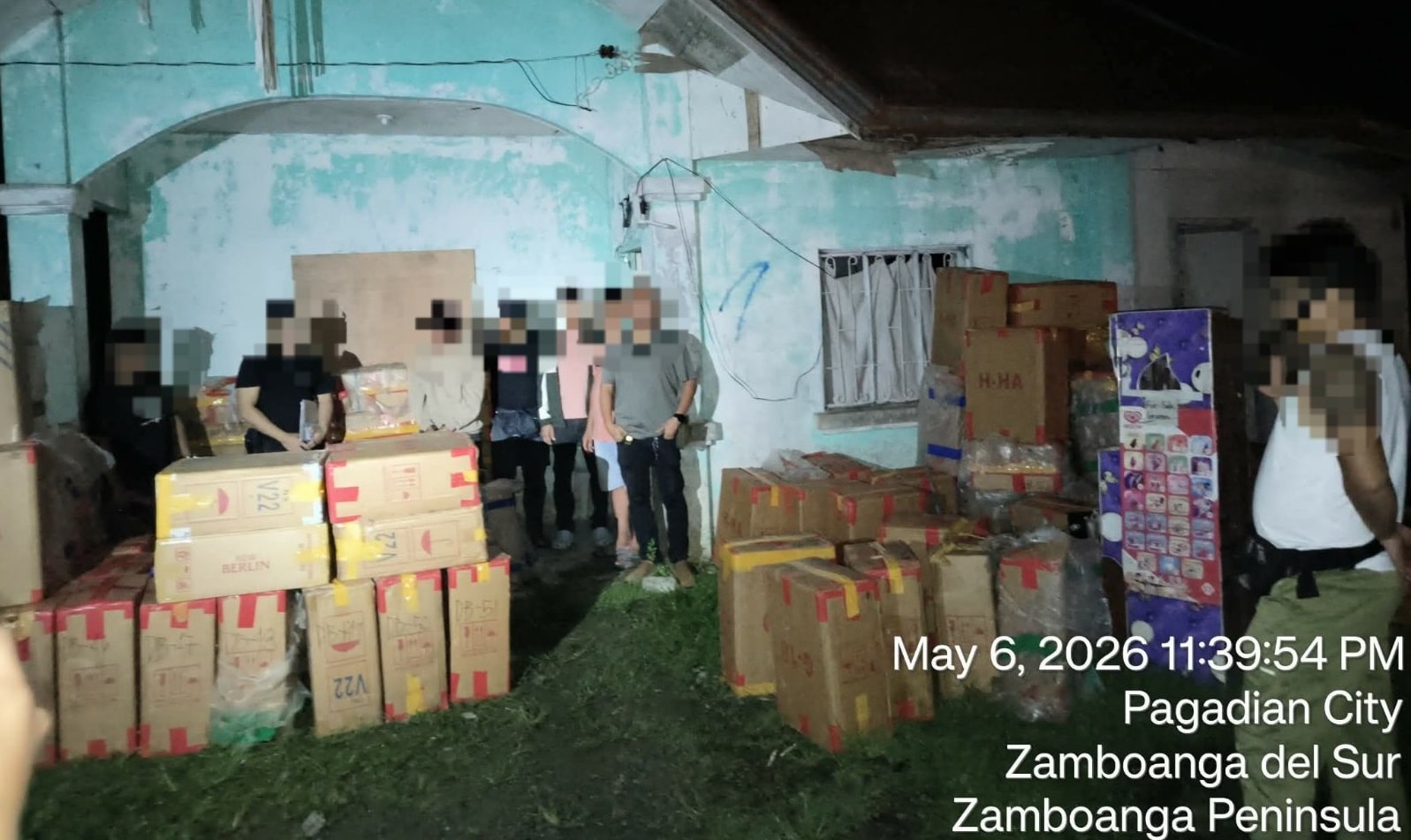 Cops seize P5.73M worth of smuggled cigarettes in Pagadian City raid