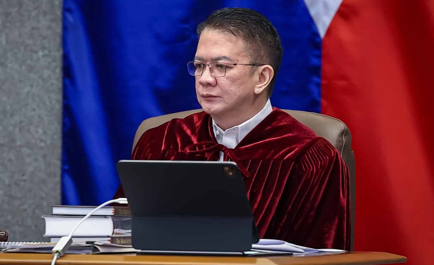 Duterte lawyers question Escudero as impeach trial presider