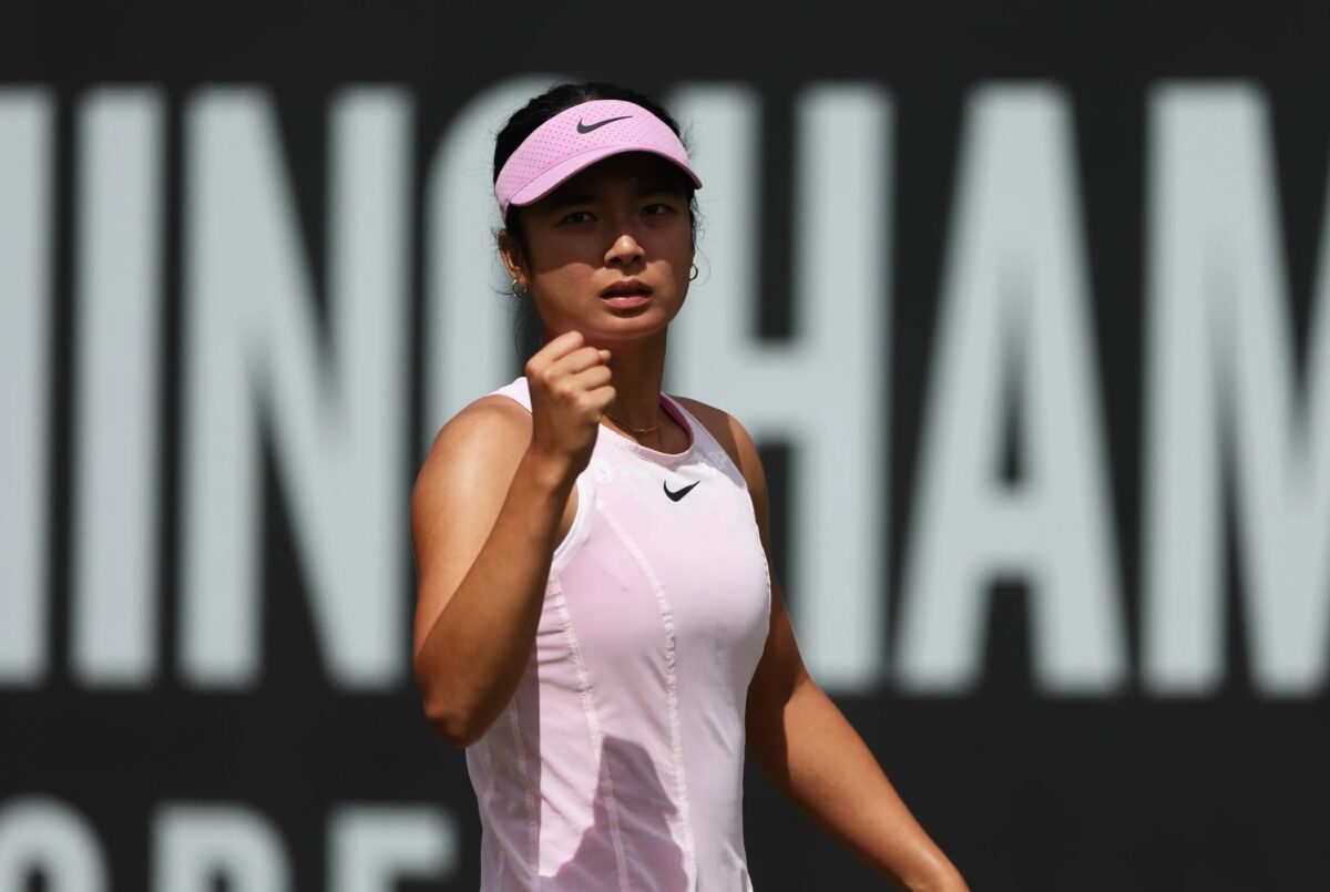 Alex Eala rallies past Alina Charaeva to reach Birmingham quarterfinals