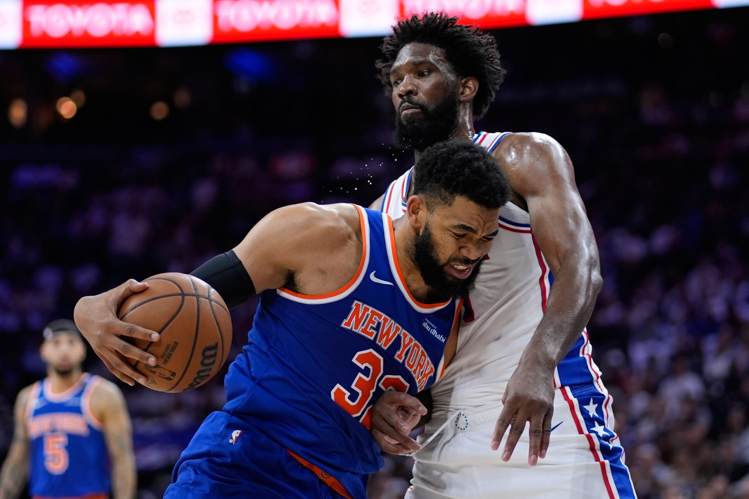 NBA SCORES TODAY New York Knicks vs Philadelphia 76ers - Karl-Anthony Towns Joel Embiid 