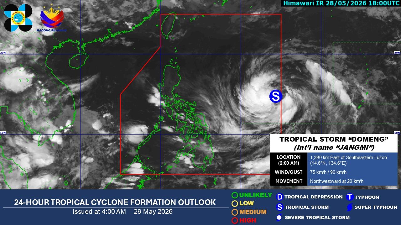 PNP disaster units on alert for Typhoon Domeng