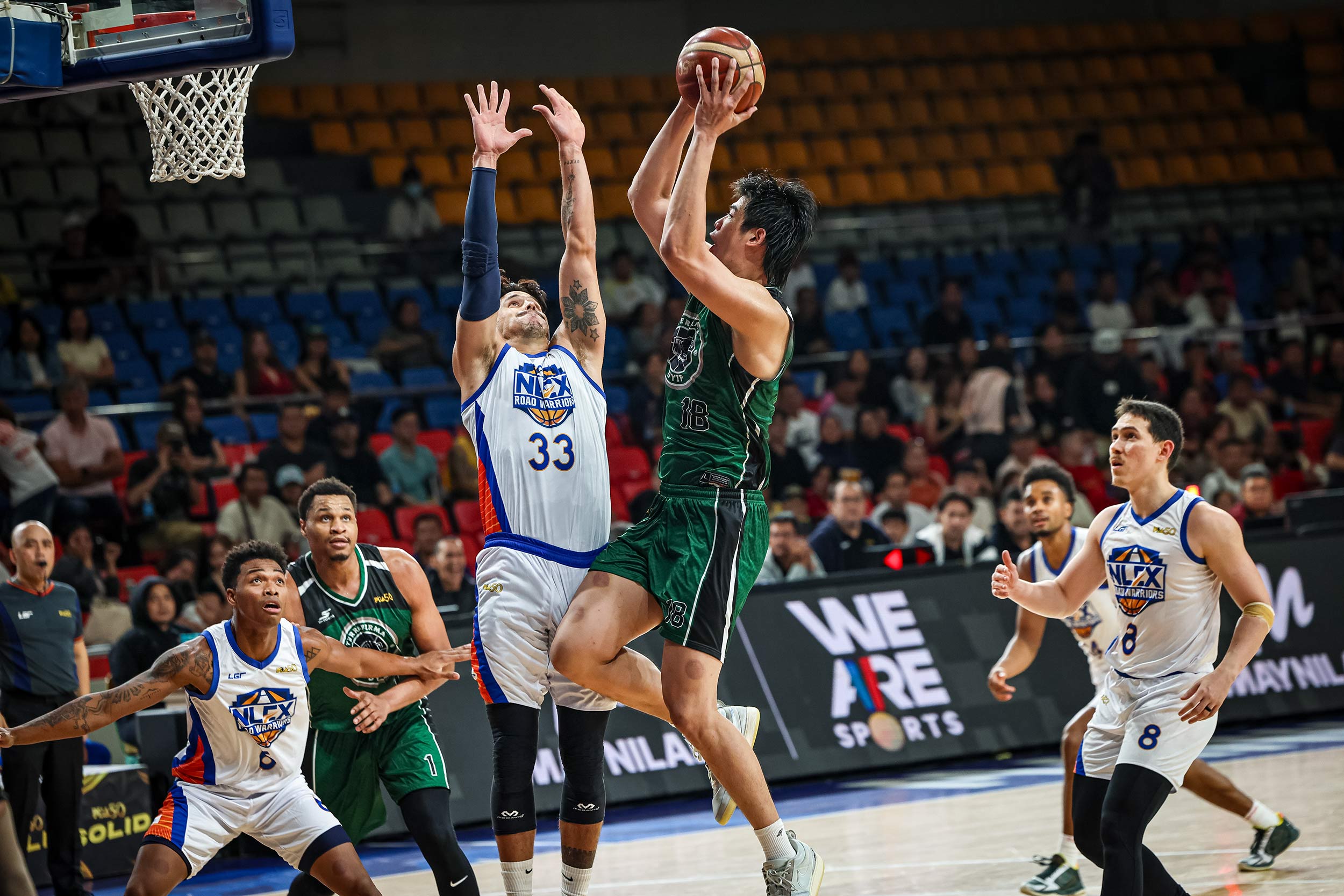 Terrafirma Dyip's Geo Chiu during a game vs NLEX Road Warriors in the 2026 PBA Governors' Cup.