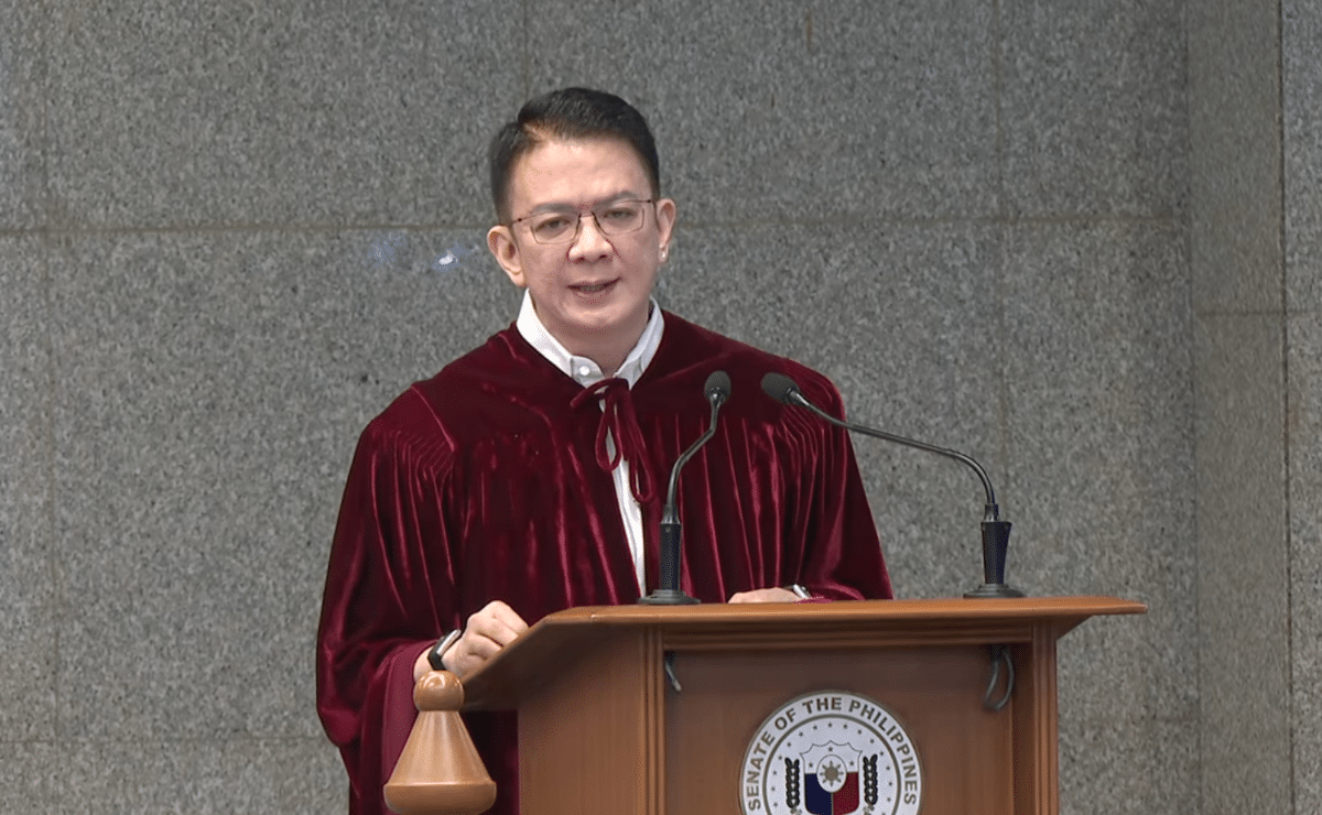 Escudero draws line on trial statements, warns of 2-strike muzzle