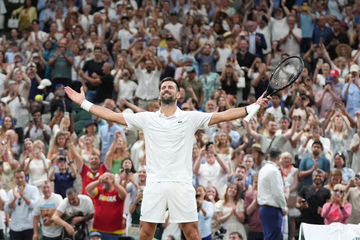 Novak Djokovic vs Felix Auger-Aliassime Wimbledon 2026