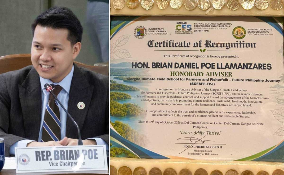 Brian Poe named honorary advisor of Climate Field School