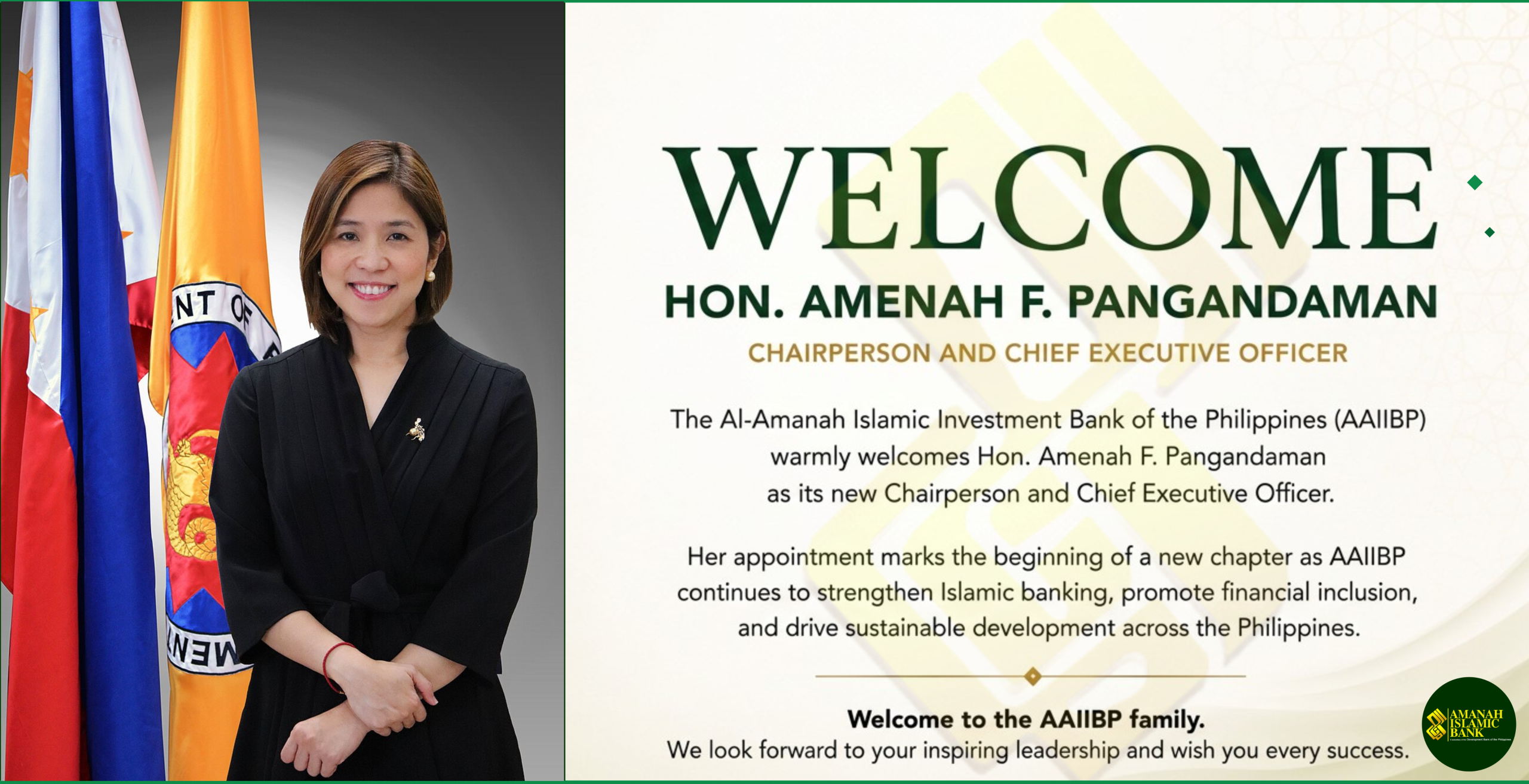 Ex-DBM Sec. Pangandaman now gov’t-owned Amanah Islamic Bank head