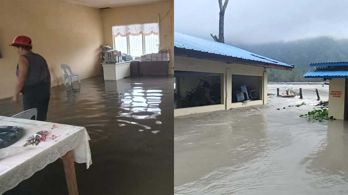 River overflows, submerges school in Zambales town