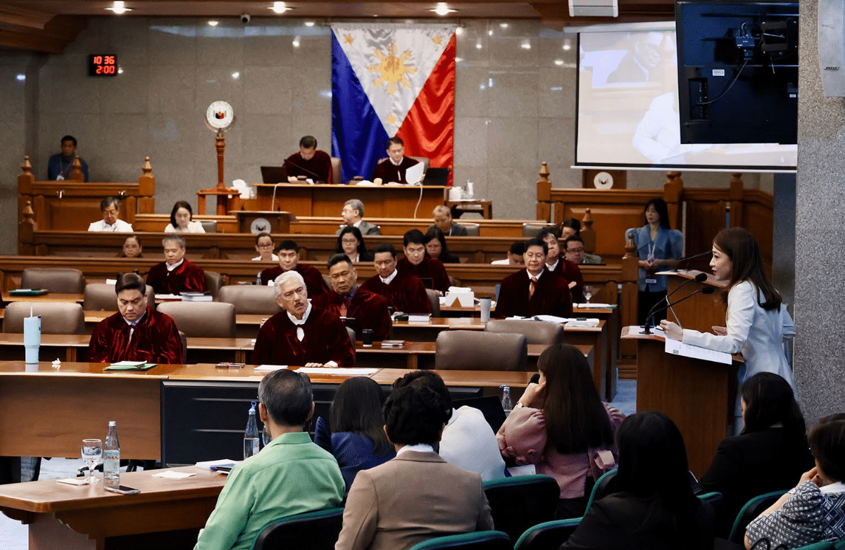 Rights advocate slams defense warning in Sara Duterte trial