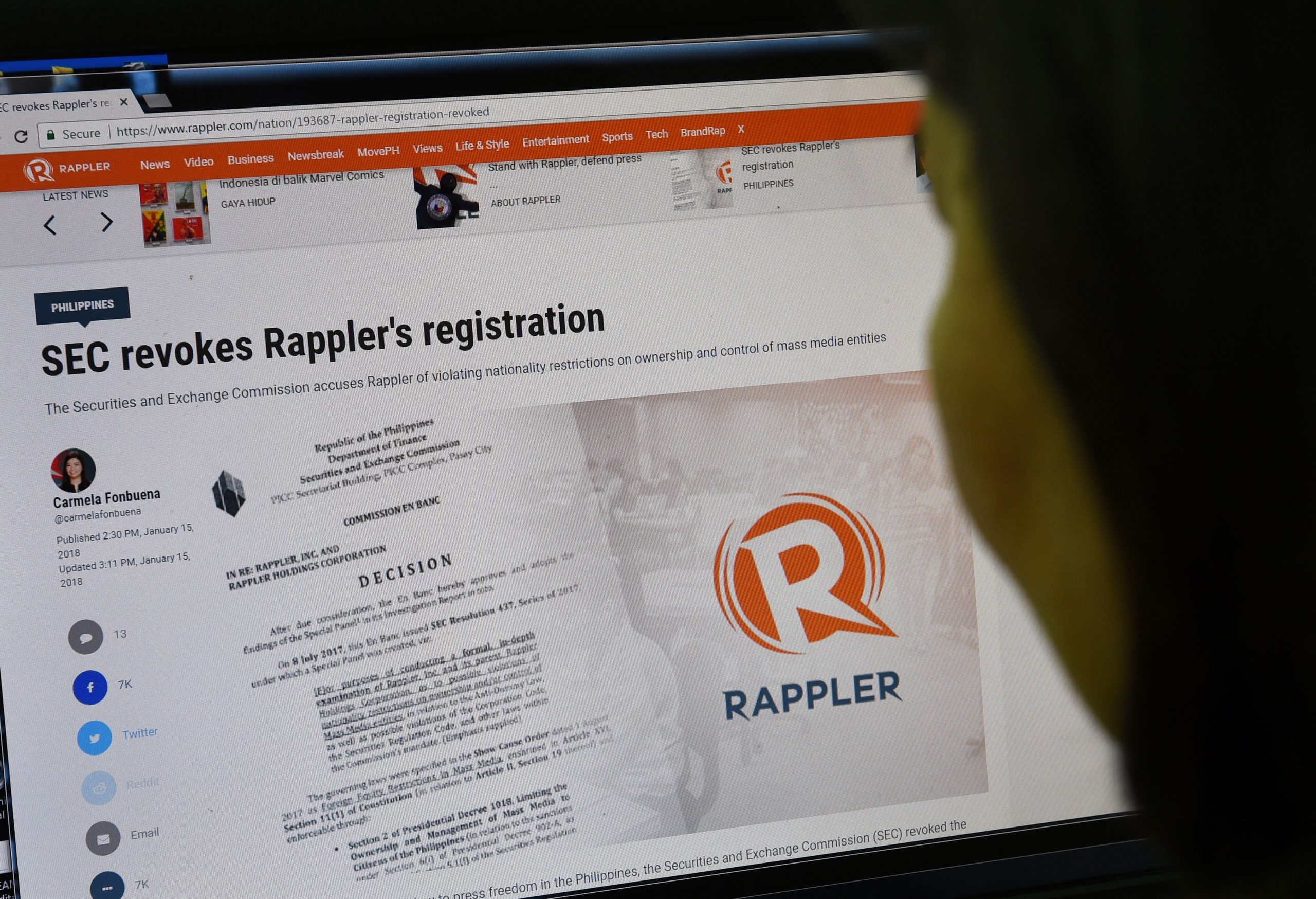 Its final: Rappler wins shutdown fight