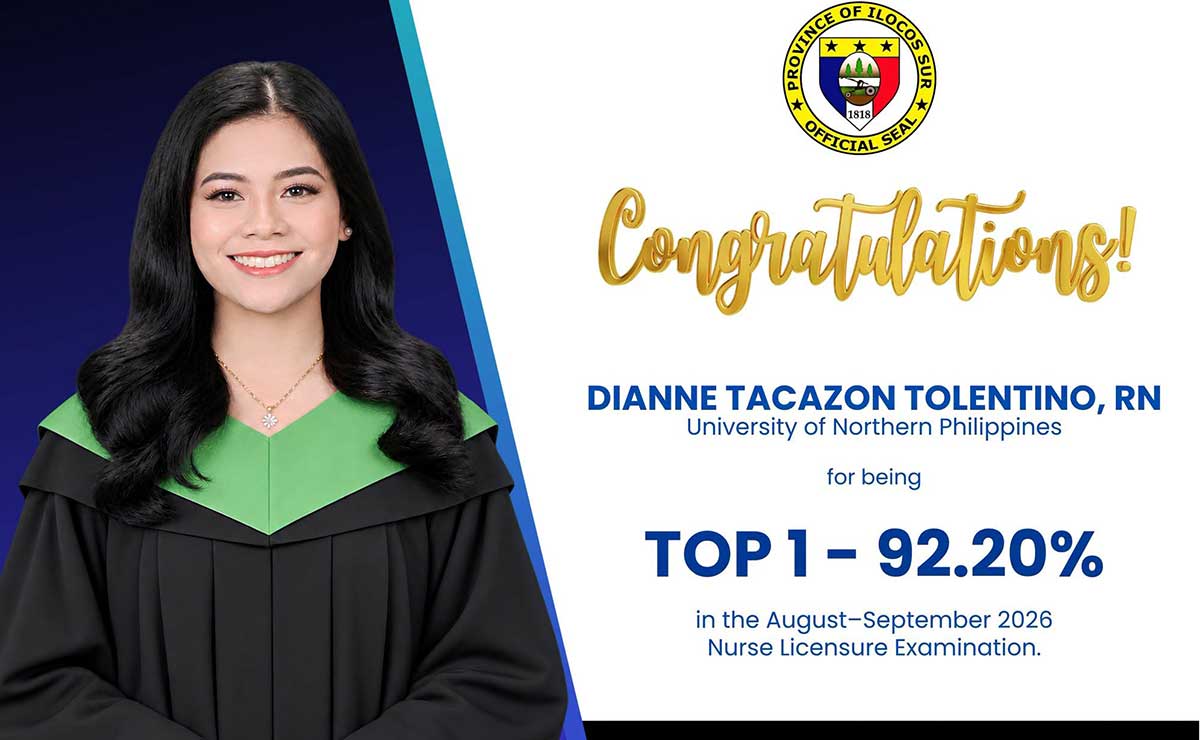 Manifested: Ilocos grad tops nursing exam, turns dream into reality