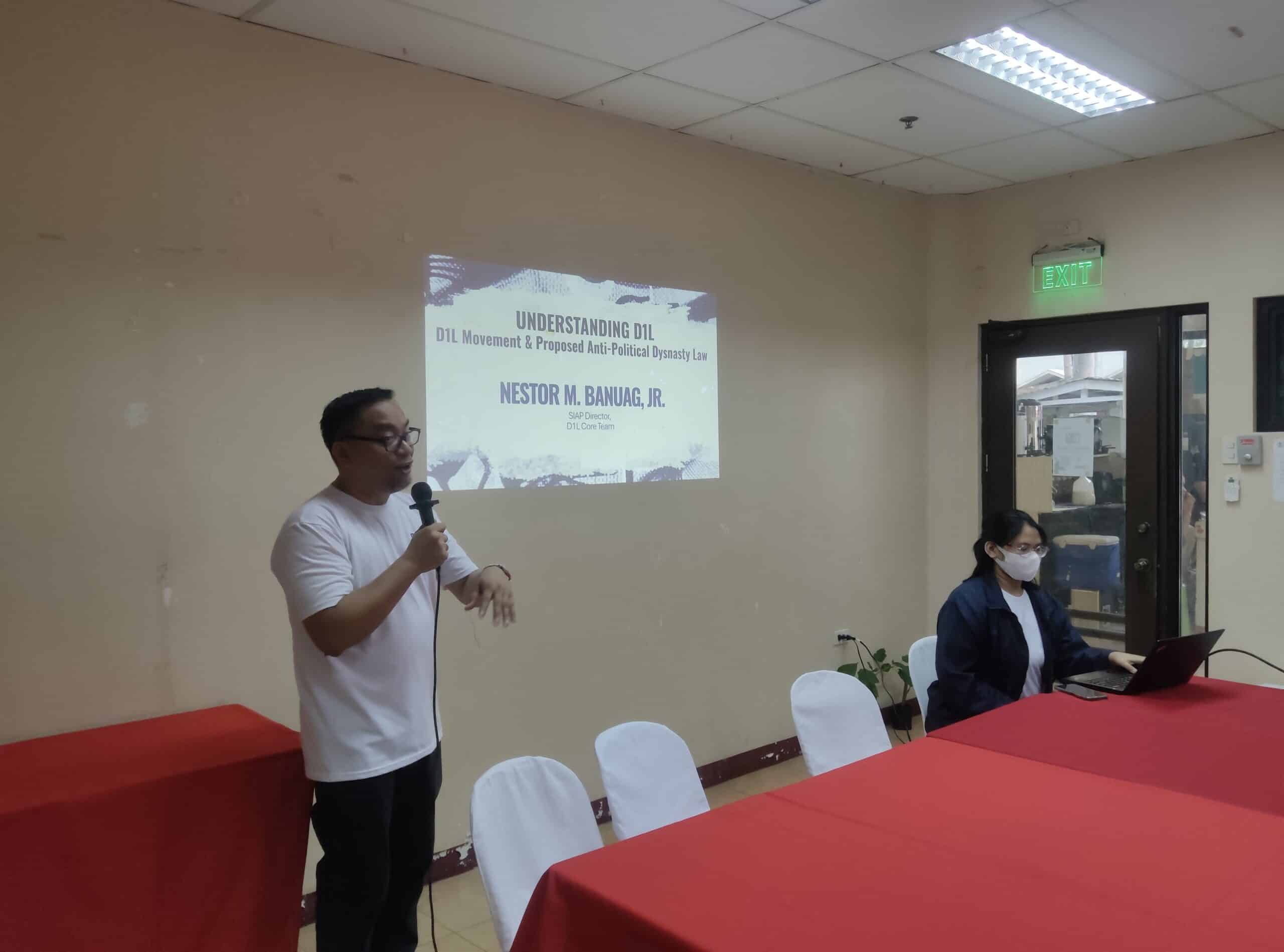 Northern Mindanao public urged to back anti-dynasty bill via PI