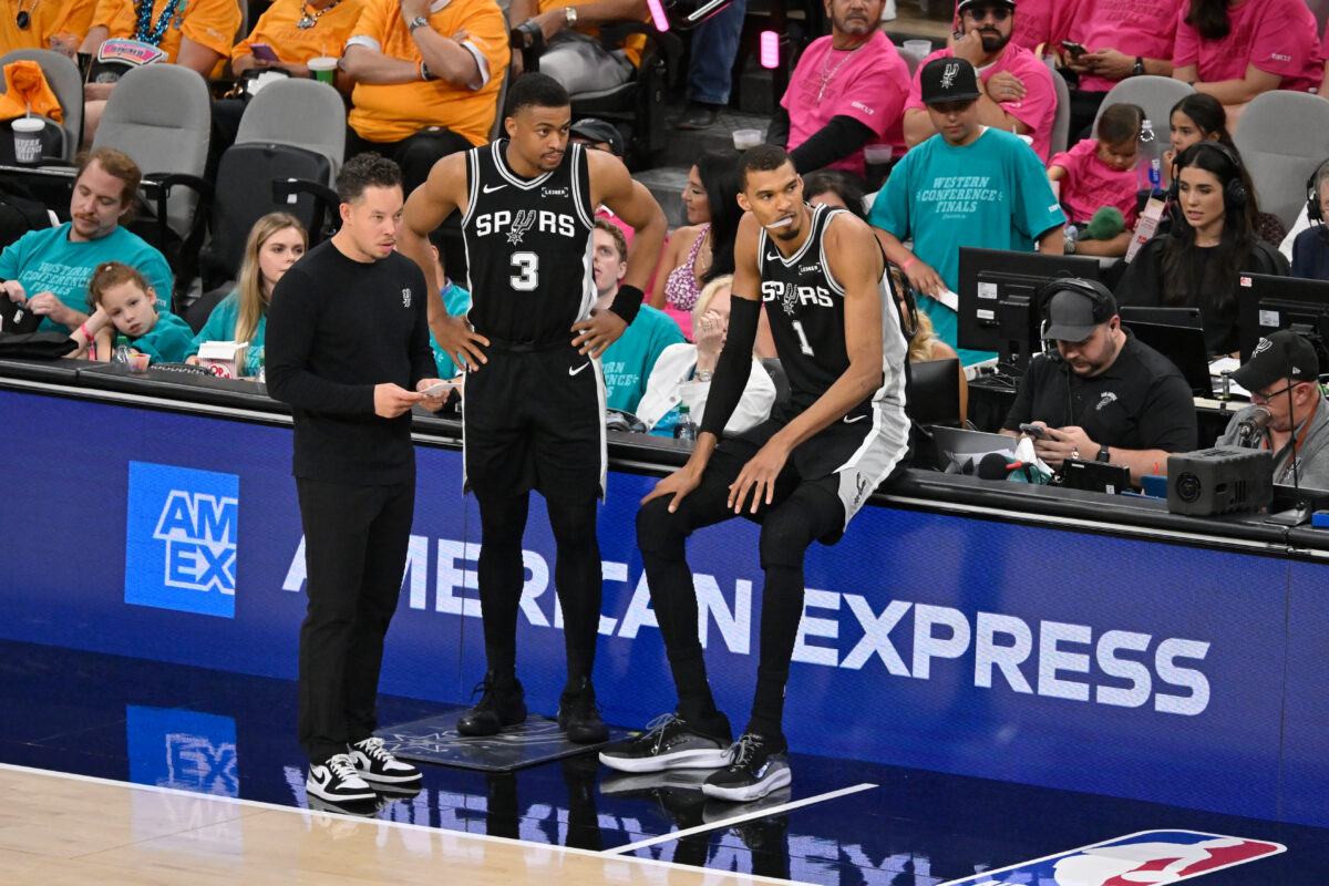 Victor Wembanyama San Antonio Spurs vs OKC Thunder NBA Playoffs West finals Game 3