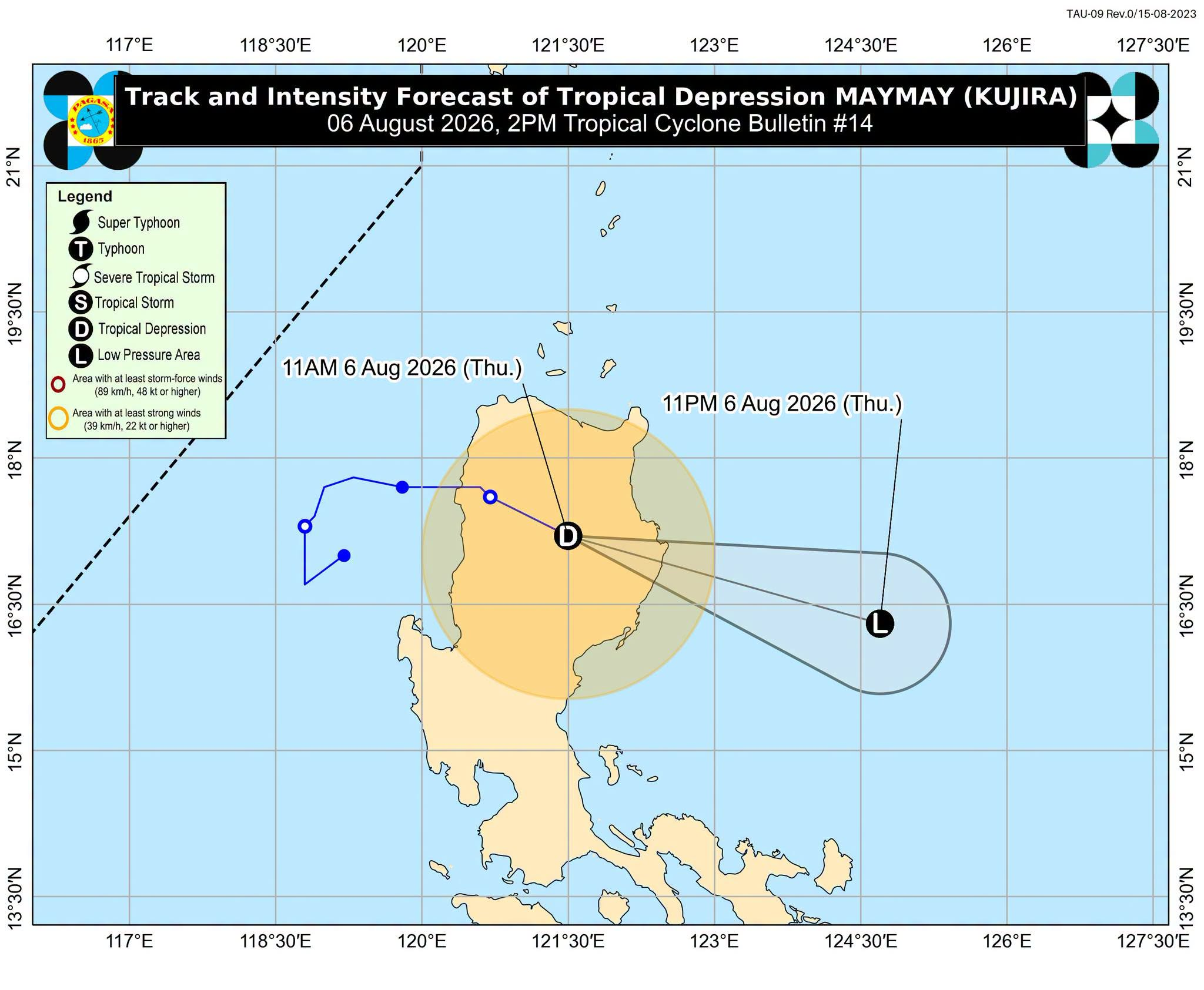 Maymay further weakens; Signal No. 1 in 15 N. Luzon areas